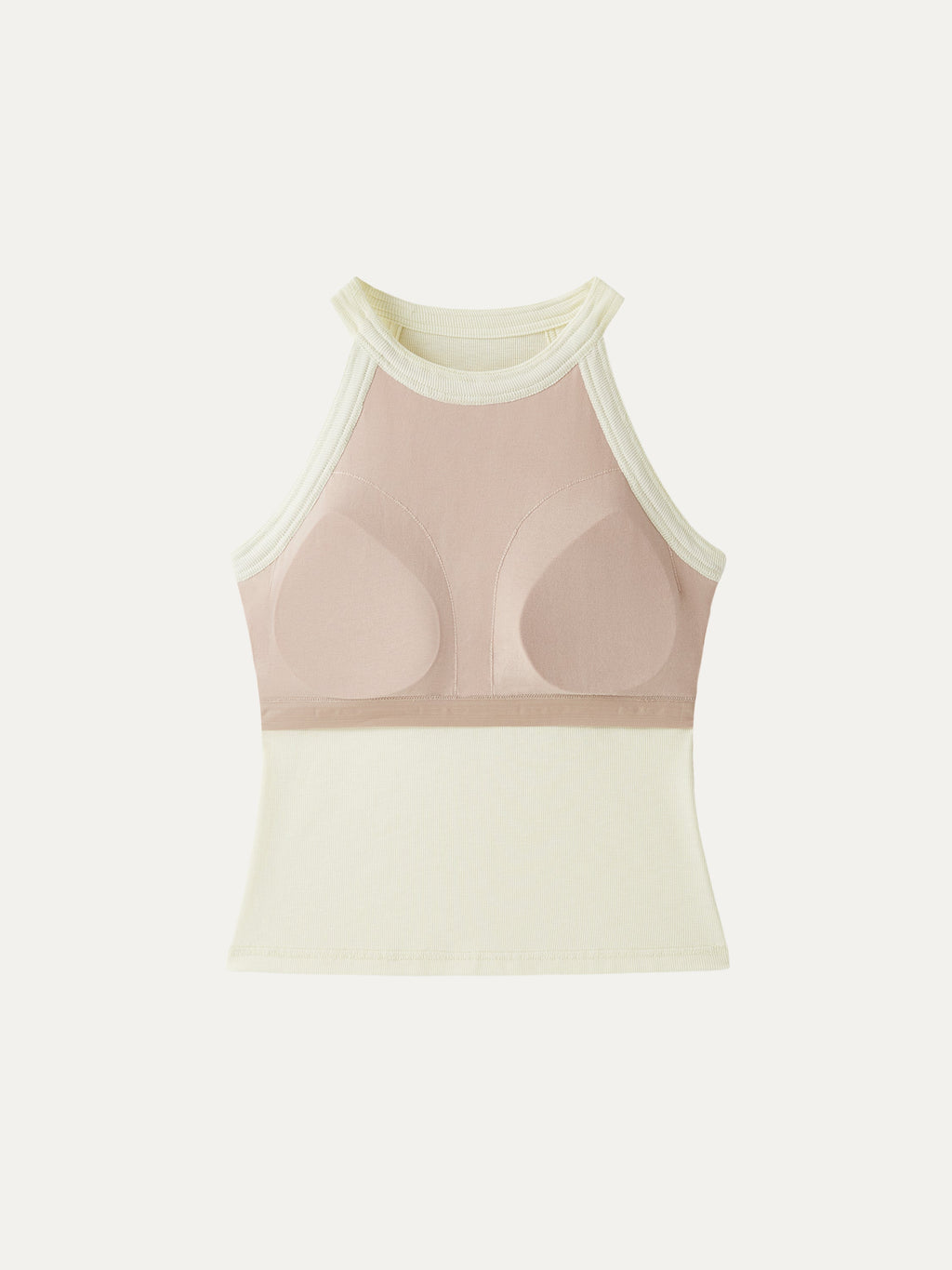 OGLmove Women's Slub Textured Summer Bra Tank Top