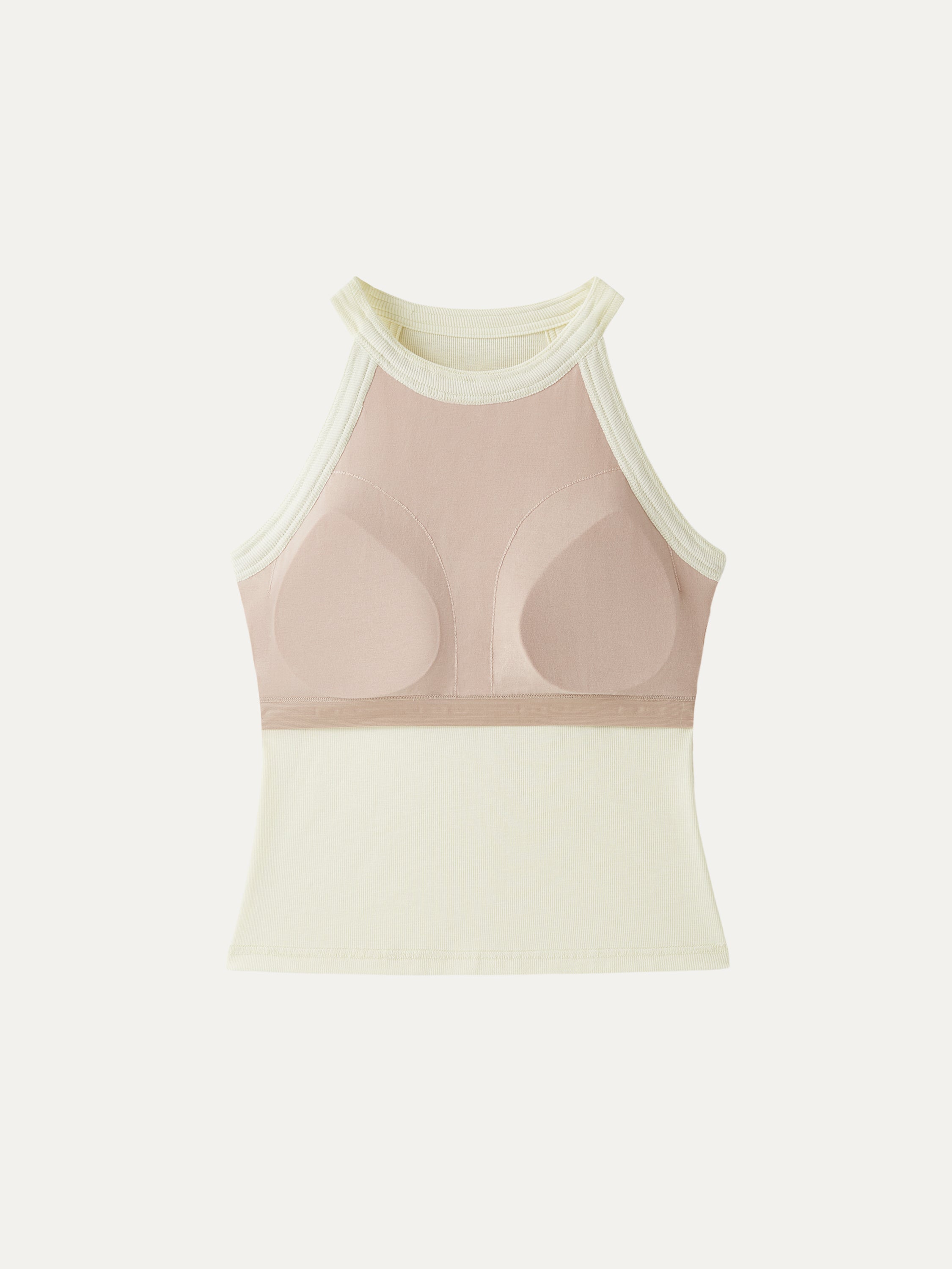 OGLmove Women's Slub Textured Summer Bra Tank Top