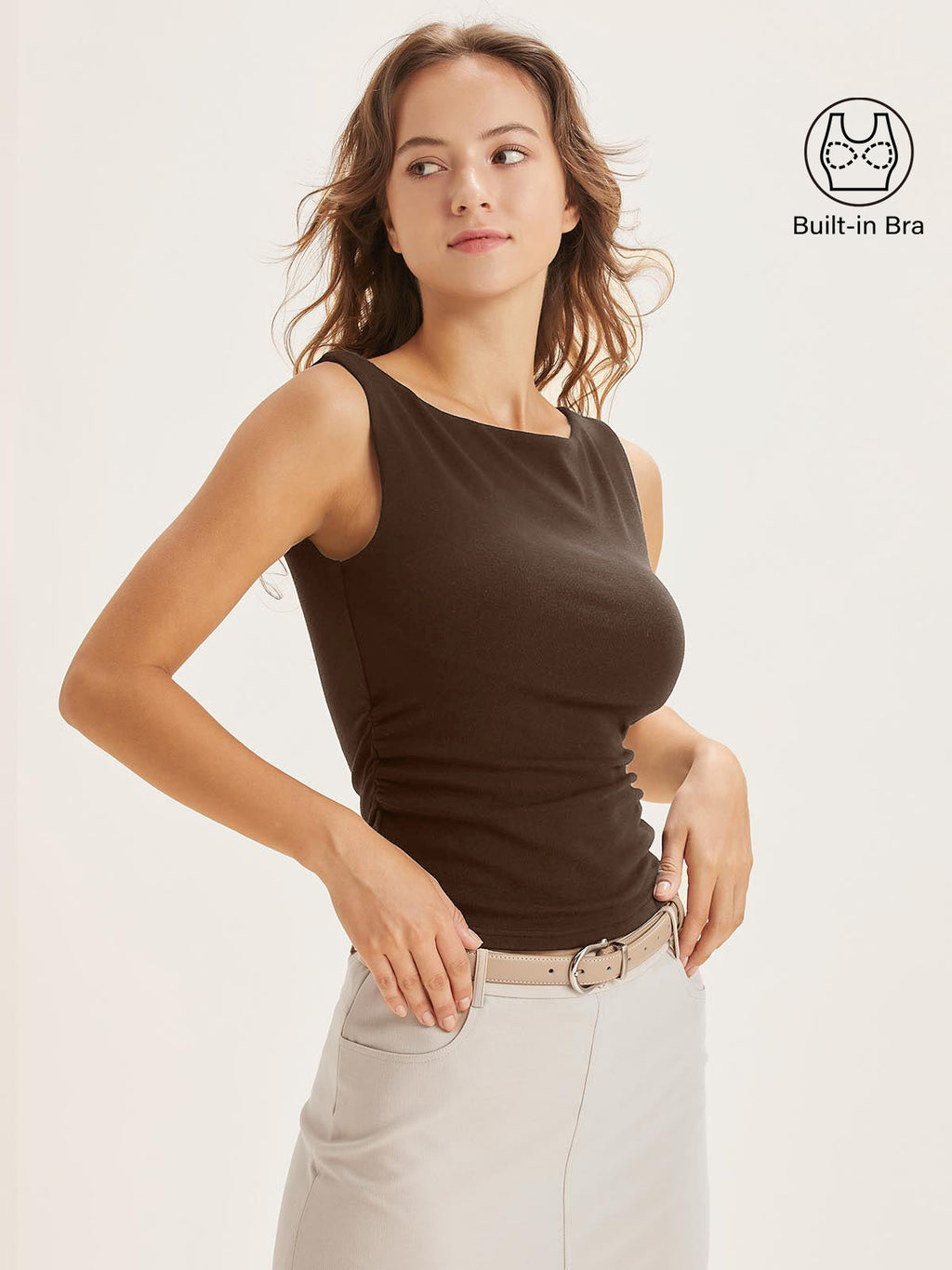 OGLmove Boatneck Bra Tank Top