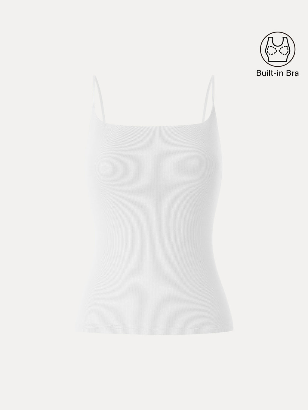 OGLmove Women's Square Neck Spaghetti Bra Tank