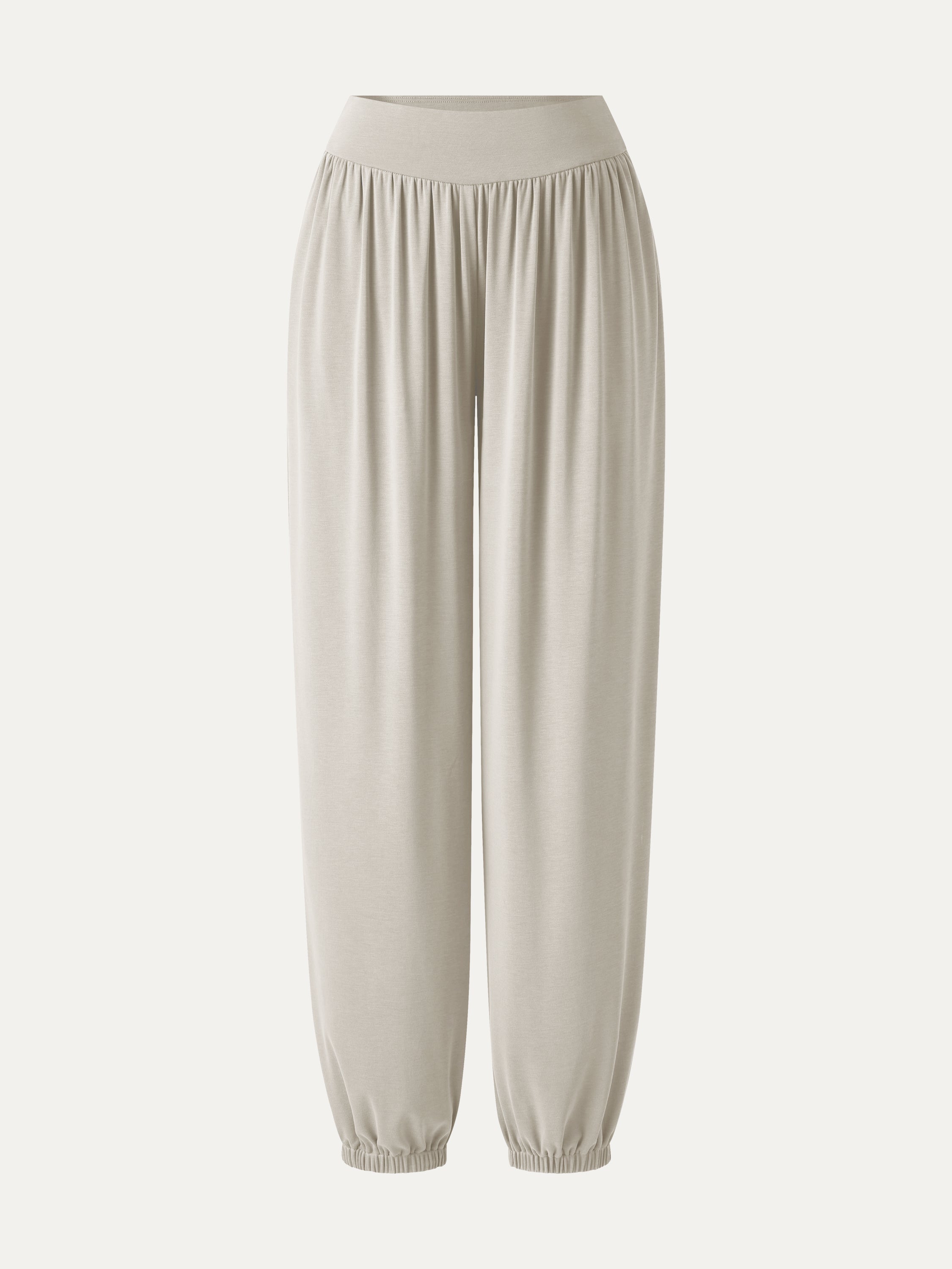 OGLmove Sandwashed Modal Ultra-Soft High Rise Balloon Pants with Pockets