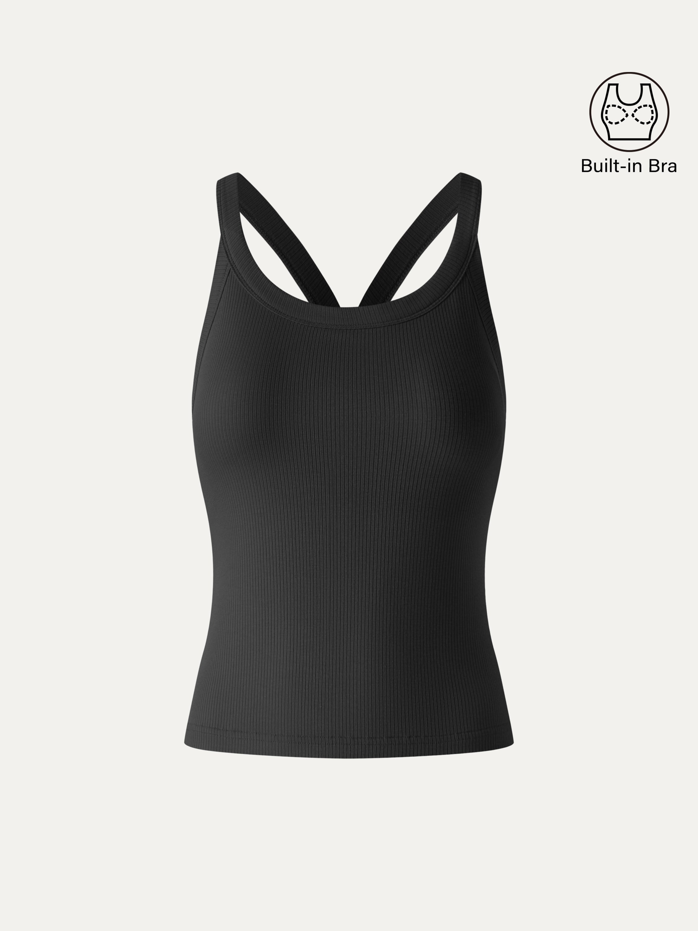 OGLmove Women's CoolTouch Scoop Neck Racer Back Brami