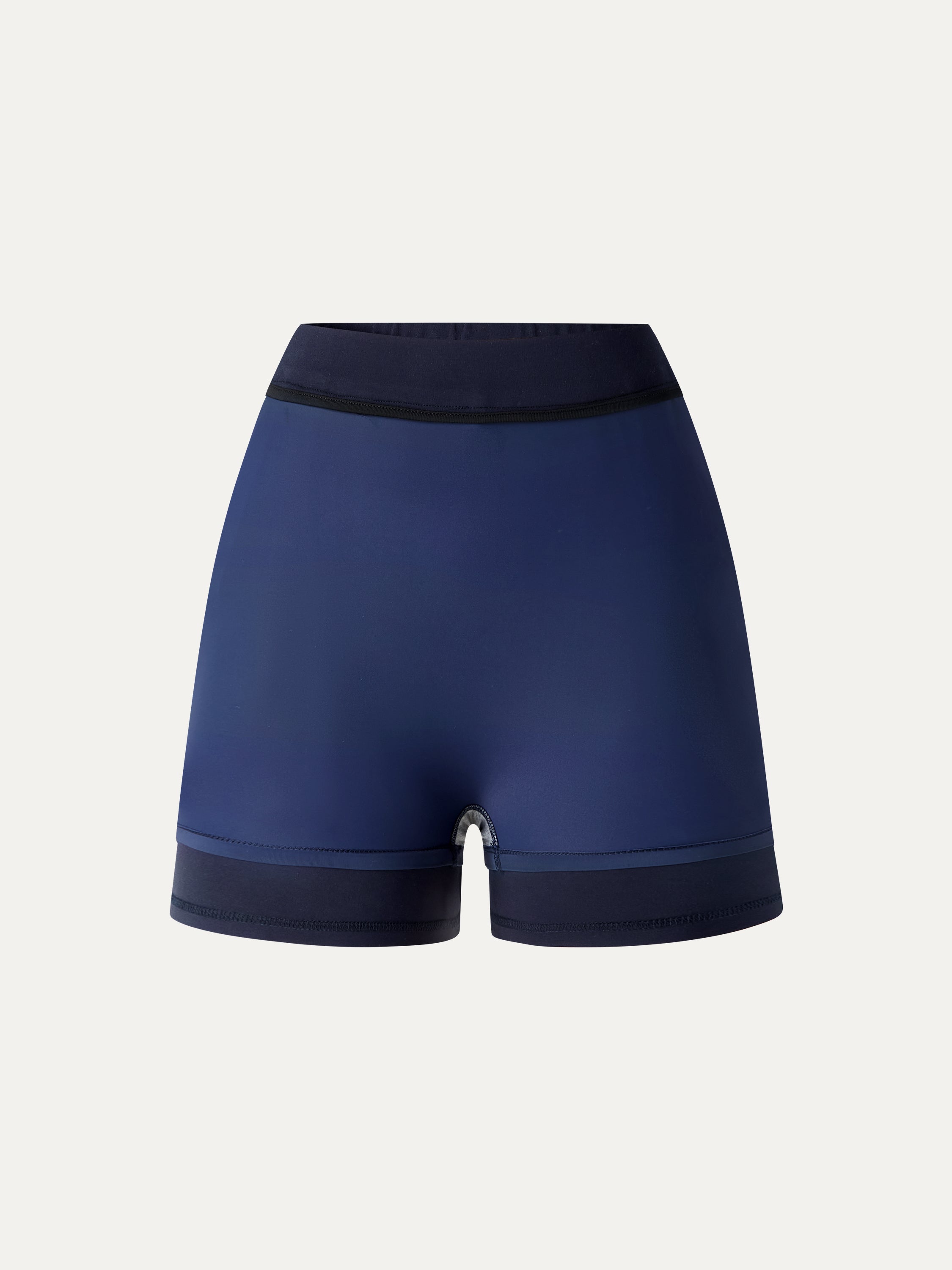 OGLmove Stretch Ponte Pleated Wide Leg Shorts