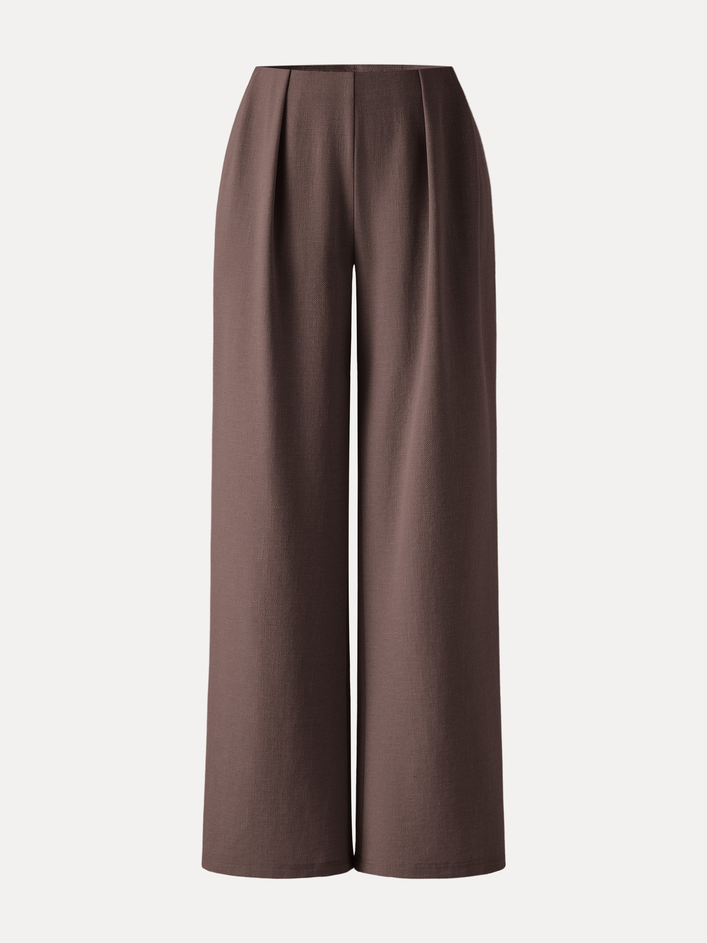 OGLmove Linen-Like Wide Flare Pant with Pockets