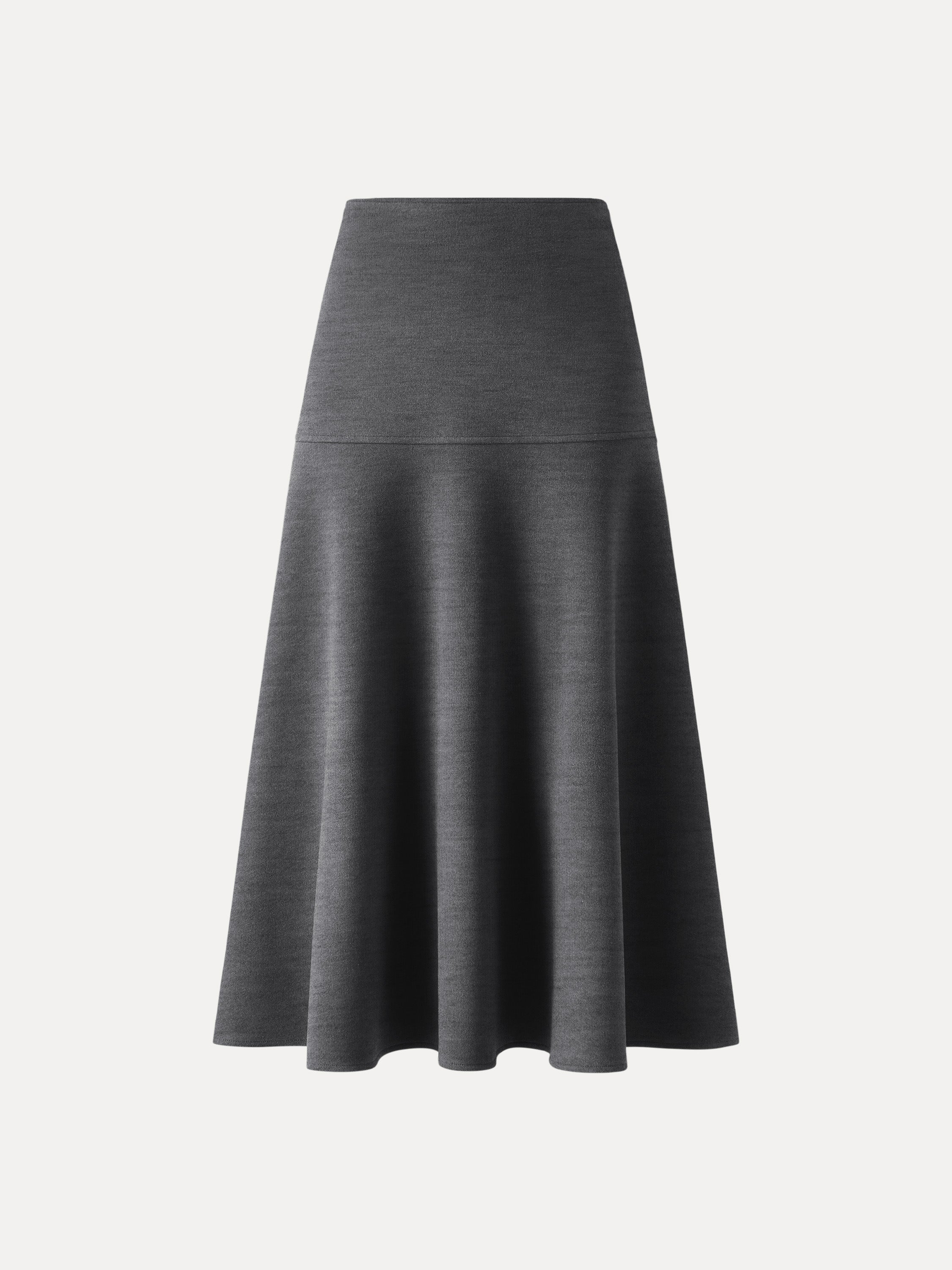 OGLmove FuzzLuxe Flared Maxi Skirt Heather Morganite