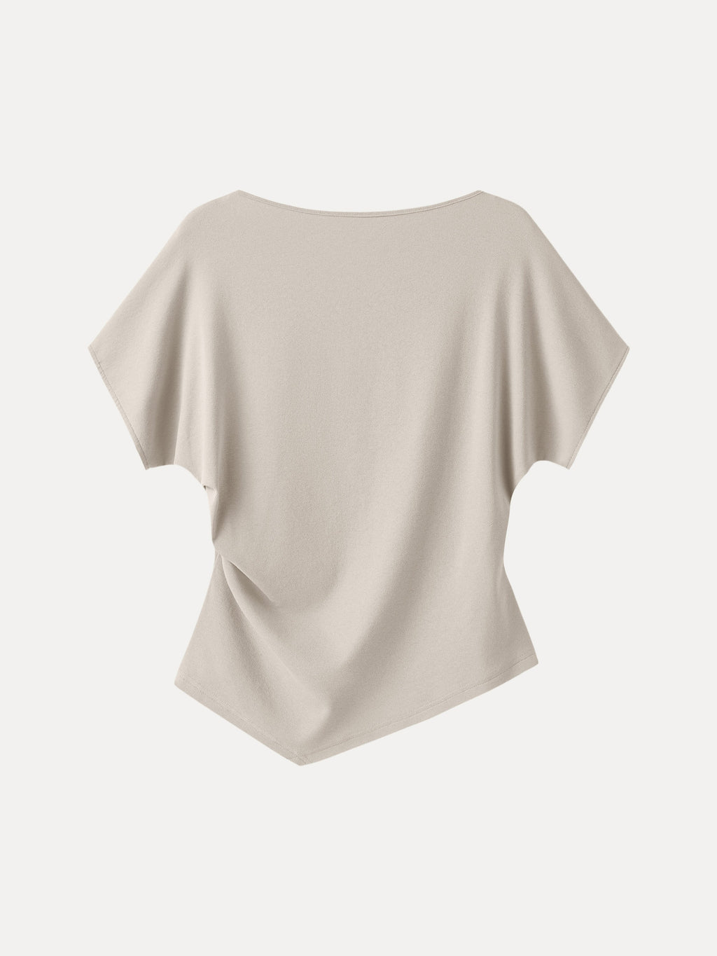 OGLmove Cotton Lyocell Boatneck Angled Summer Tee