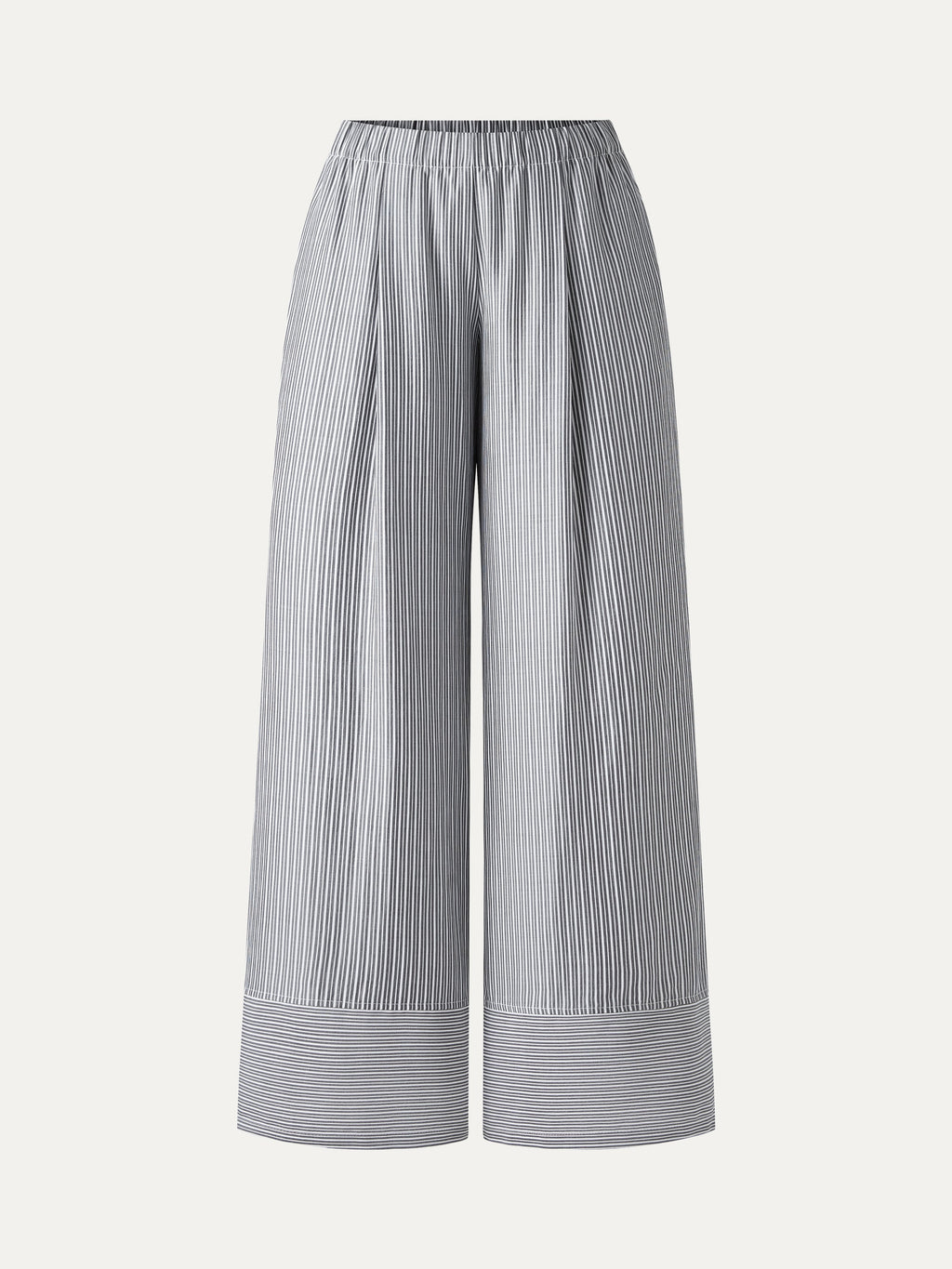 OGLmove Summer Poplin High-Rise Wide Leg Pants with Pockets