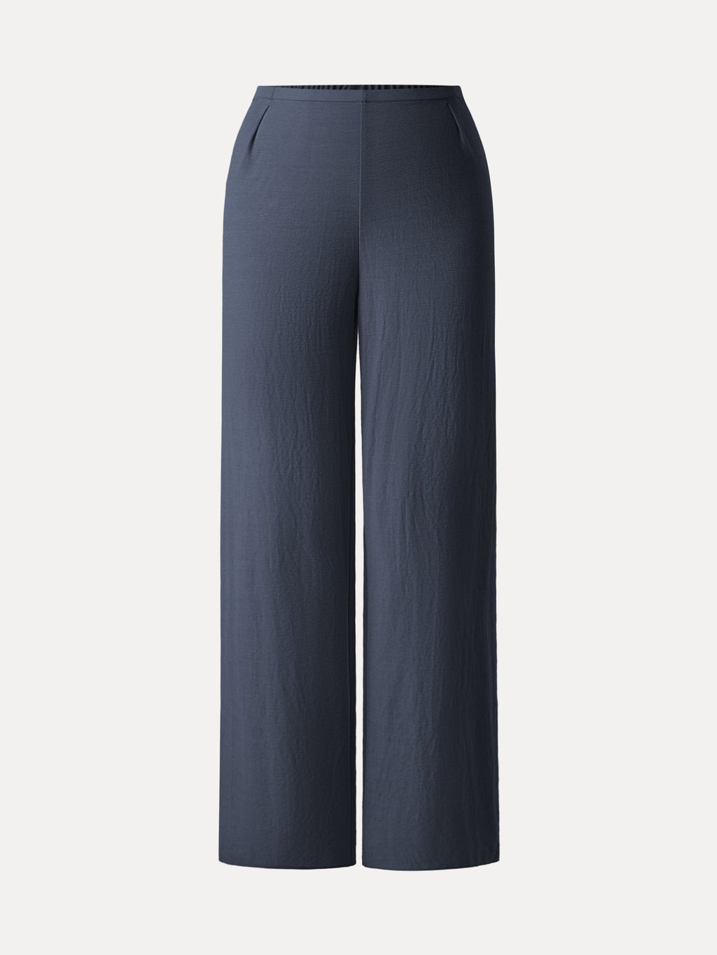 OGLmove Wrinkle-Resistant Cotton-Linen Mid Rise Straight Leg Pant