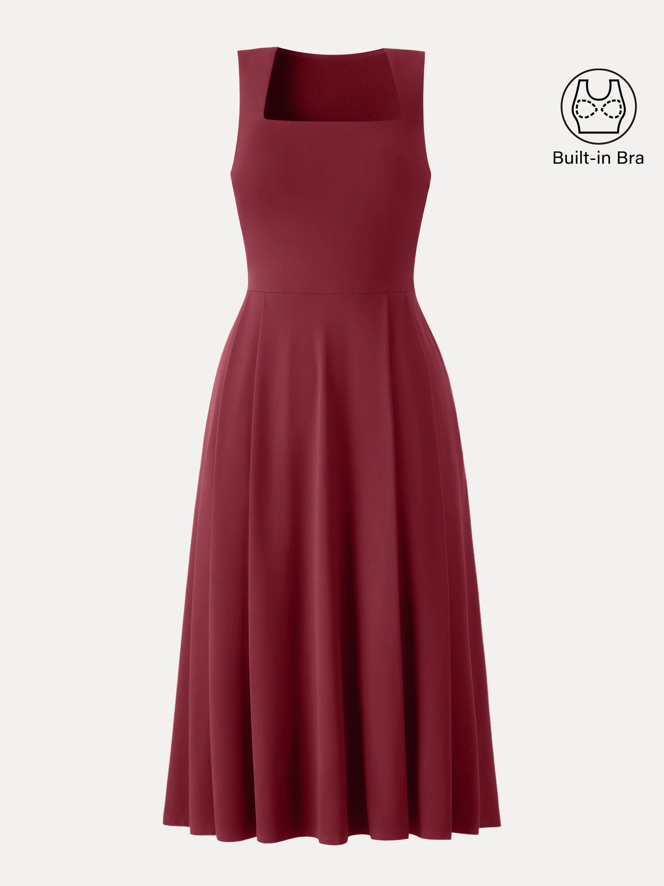 OGLmove The Anytime Little Black Bra Dress with Pockets