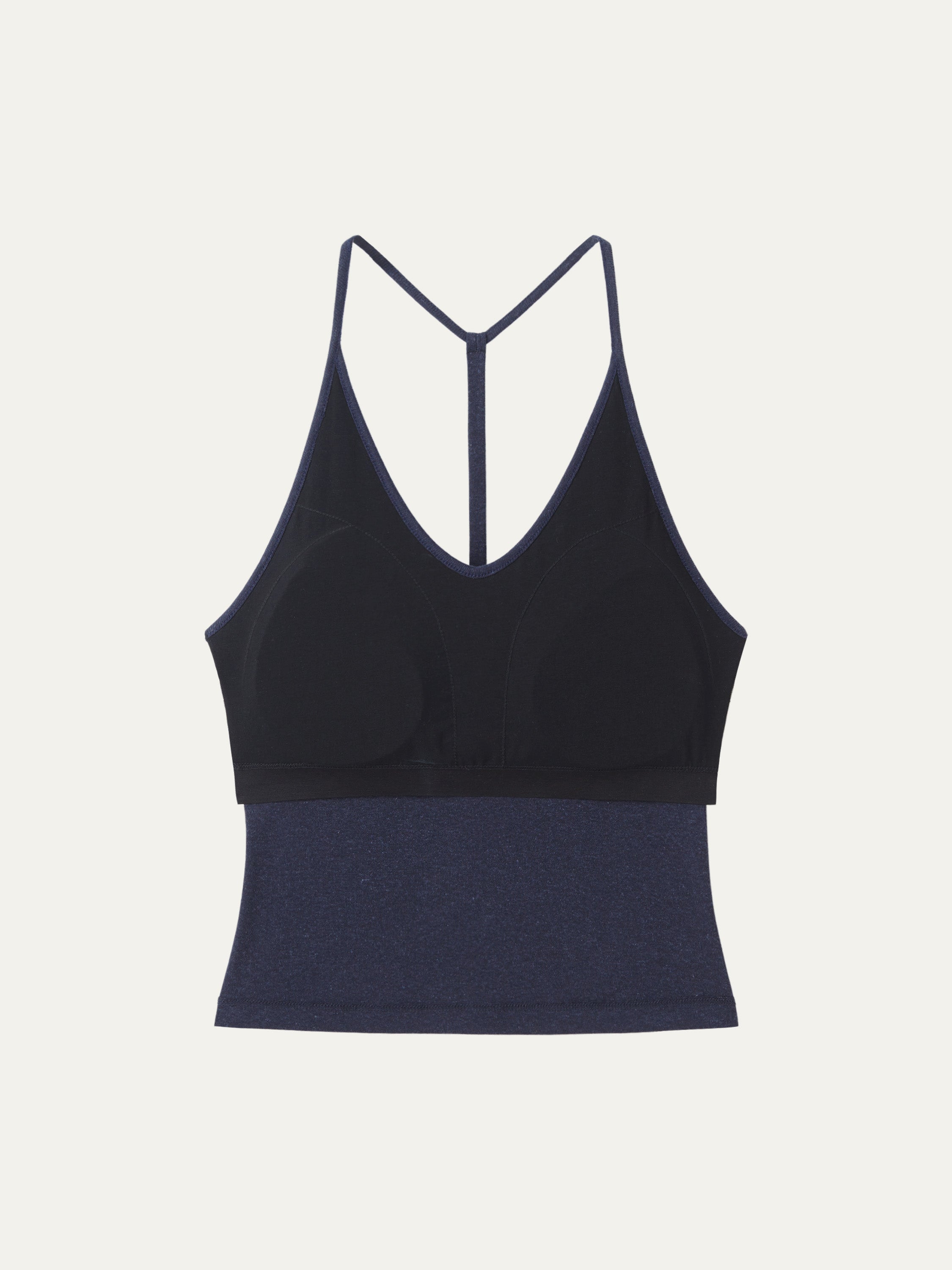 OGLmove Soft Linen Luxe V-Neck T-Back Airy Bra Tank
