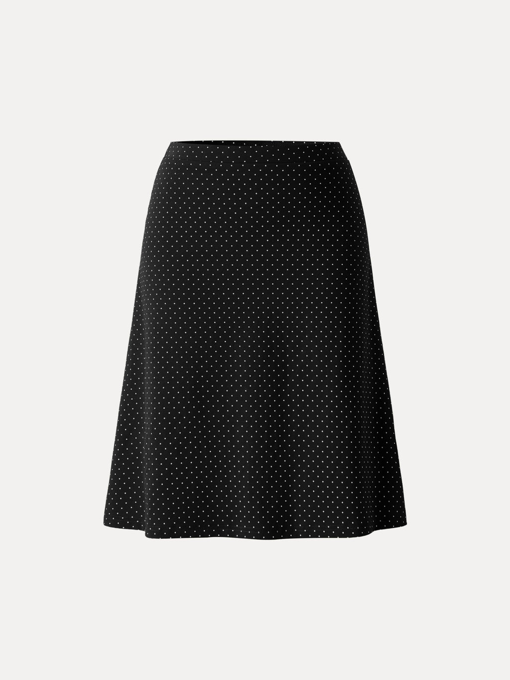 OGLmove Stretch Cotton Polka Dot A-Line Flare Skirt