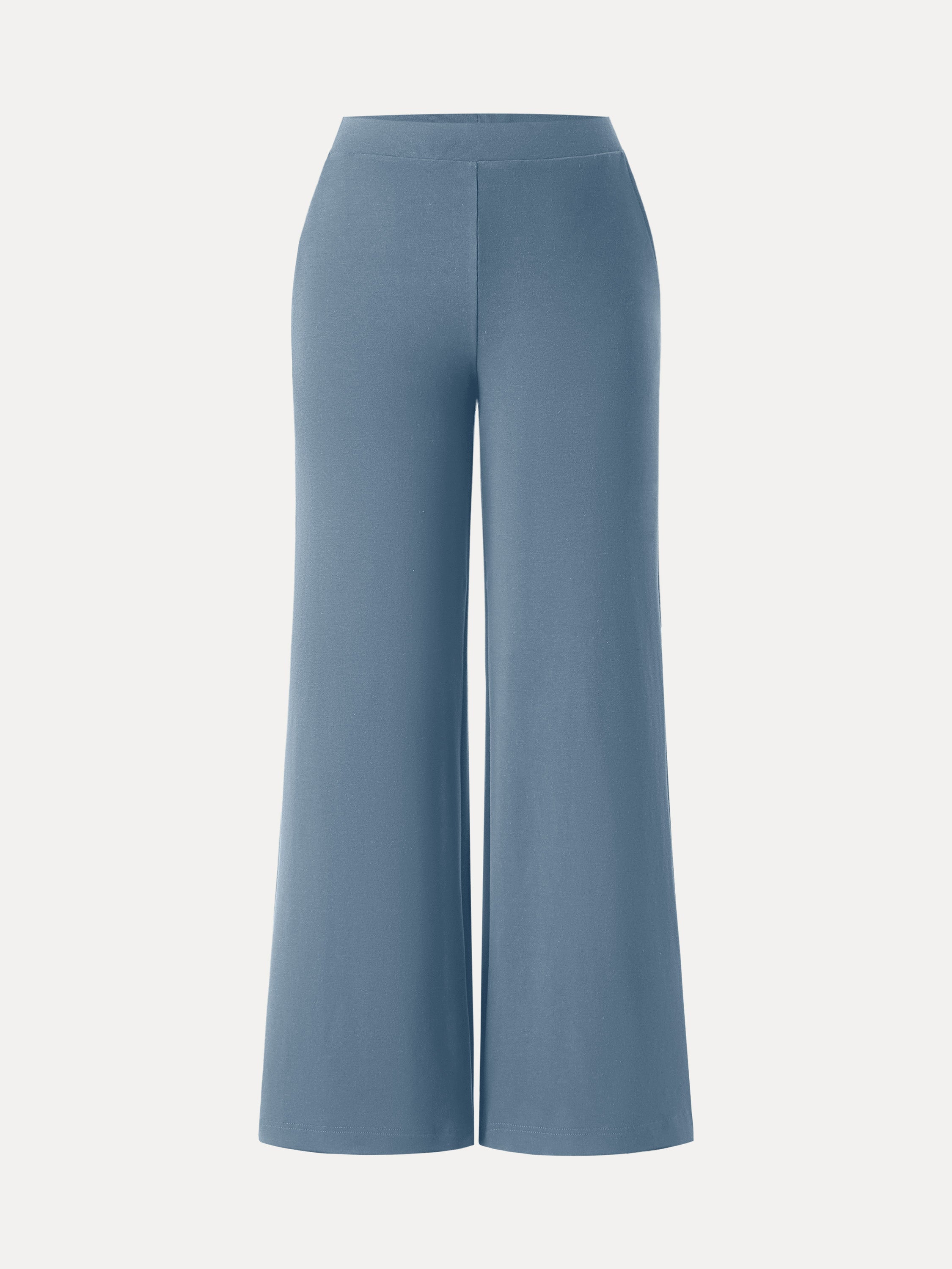 OGLmove Lyocell Wool Mid Rise Wide Leg Pull-on Pant with Pockets