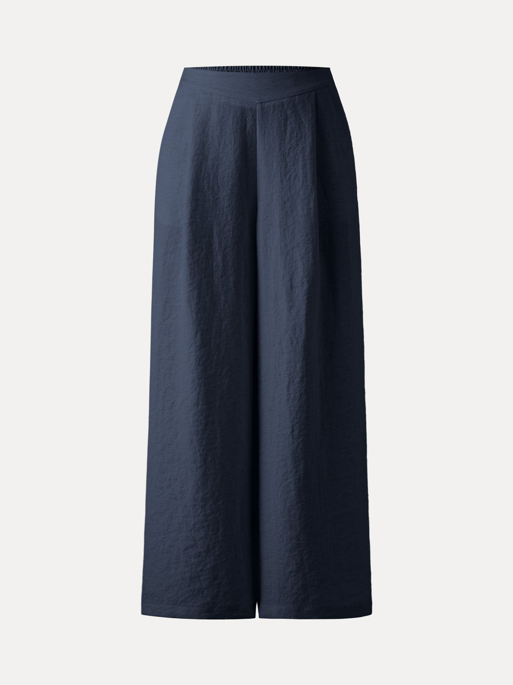 OGLmove Breezy Linen Mid Rise Wide Leg Pant With Pockets