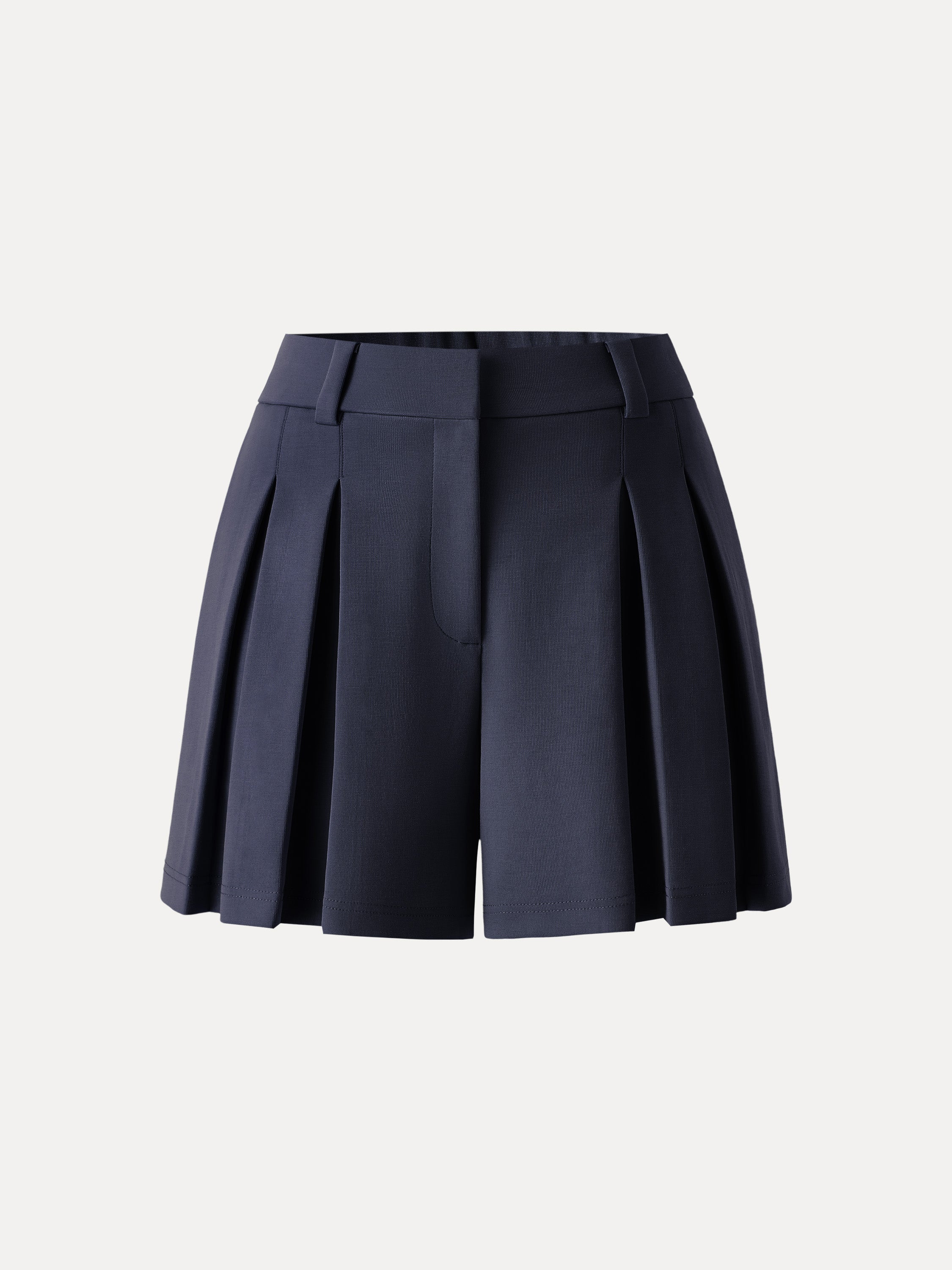 OGLmove Sandwashed Modal High Rise A-Line Pleated Shorts