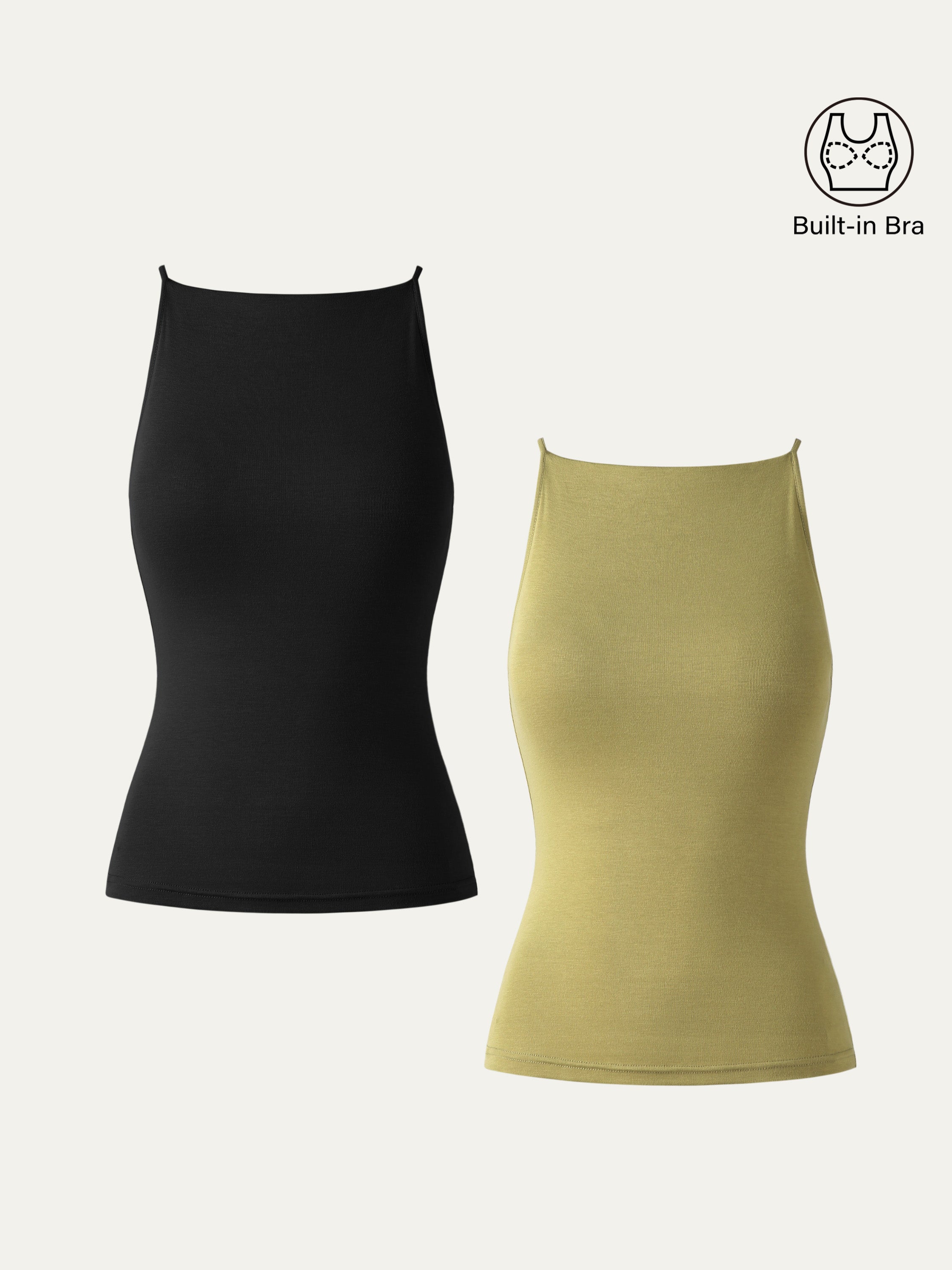 OGLmove Women's V-Neck Bra Tank Top