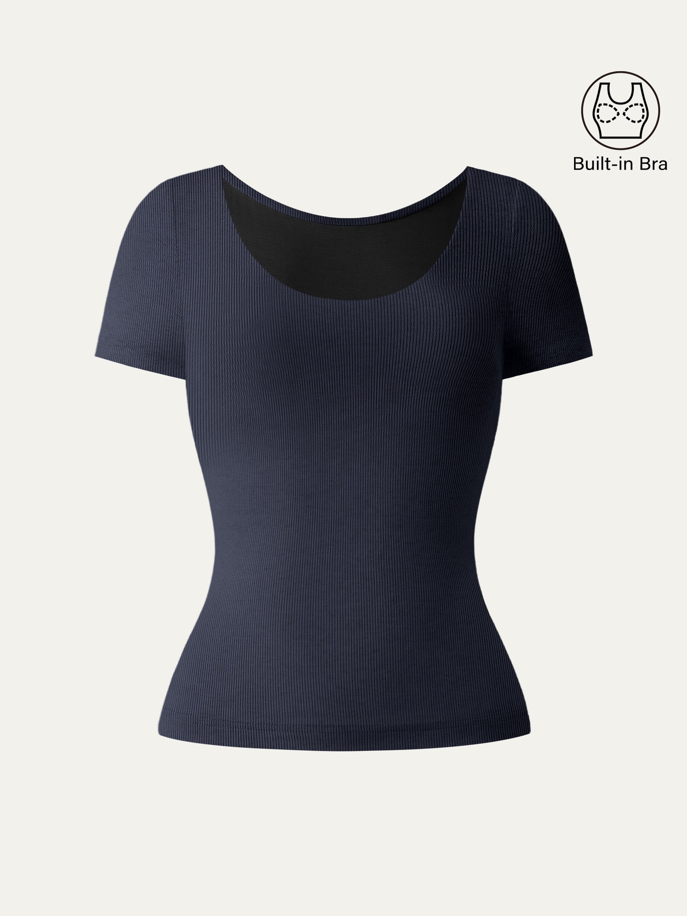 OGLmove Women's Scoop Neck Cotton Airy Bra Top