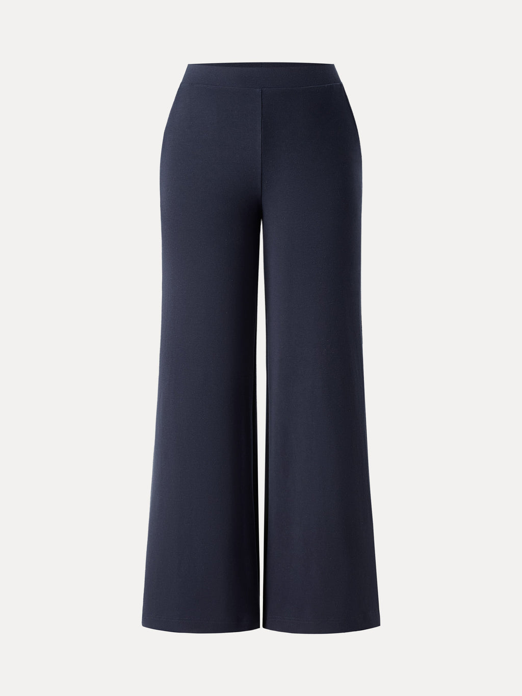 OGLmove Lyocell Wool Mid Rise Wide Leg Pull-on Pant with Pockets