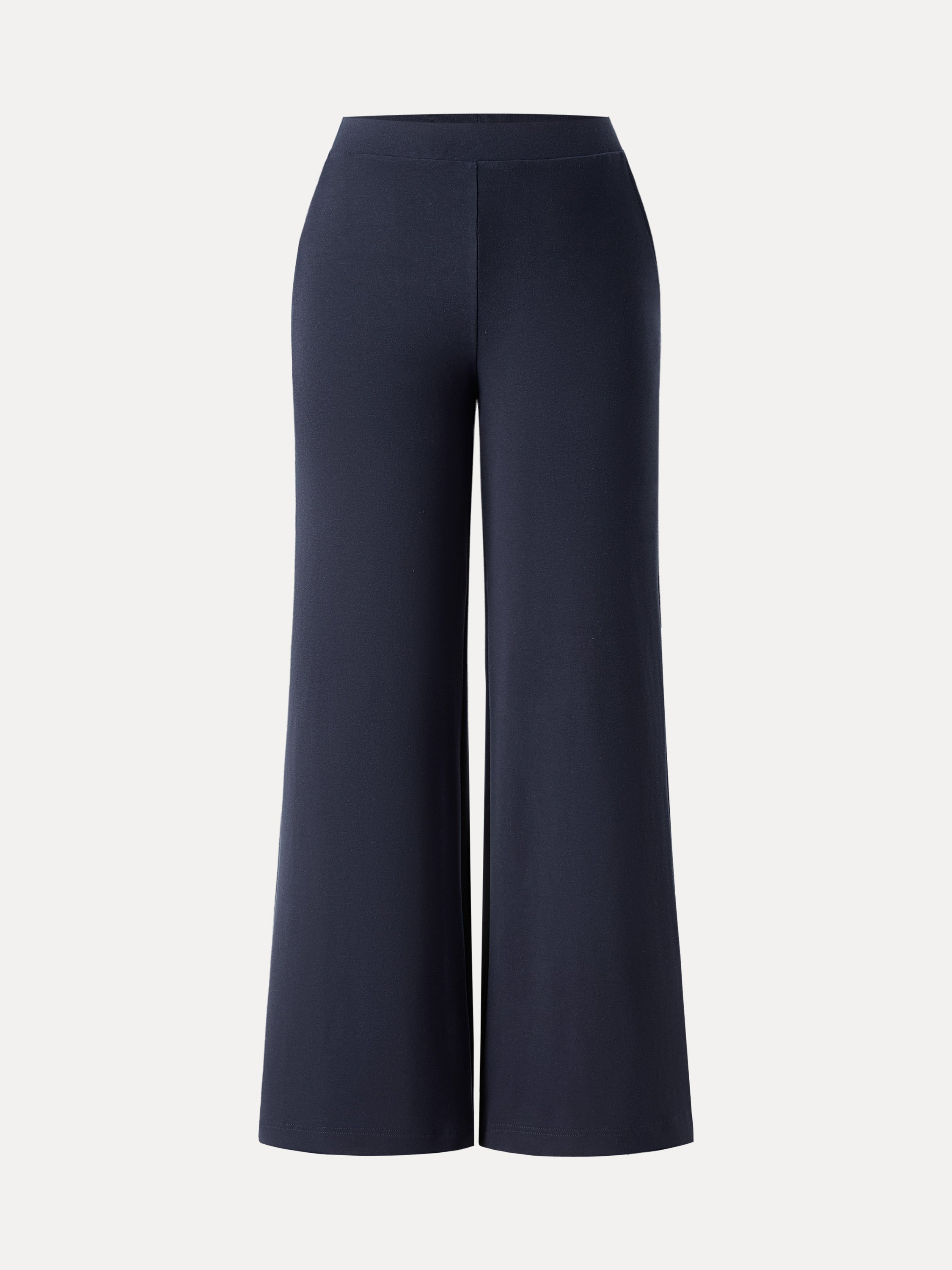 OGLmove Lyocell Wool Mid Rise Wide Leg Pull-on Pant with Pockets