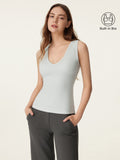 OGLmove V-Neck Cotton Airy Bra Tank Top