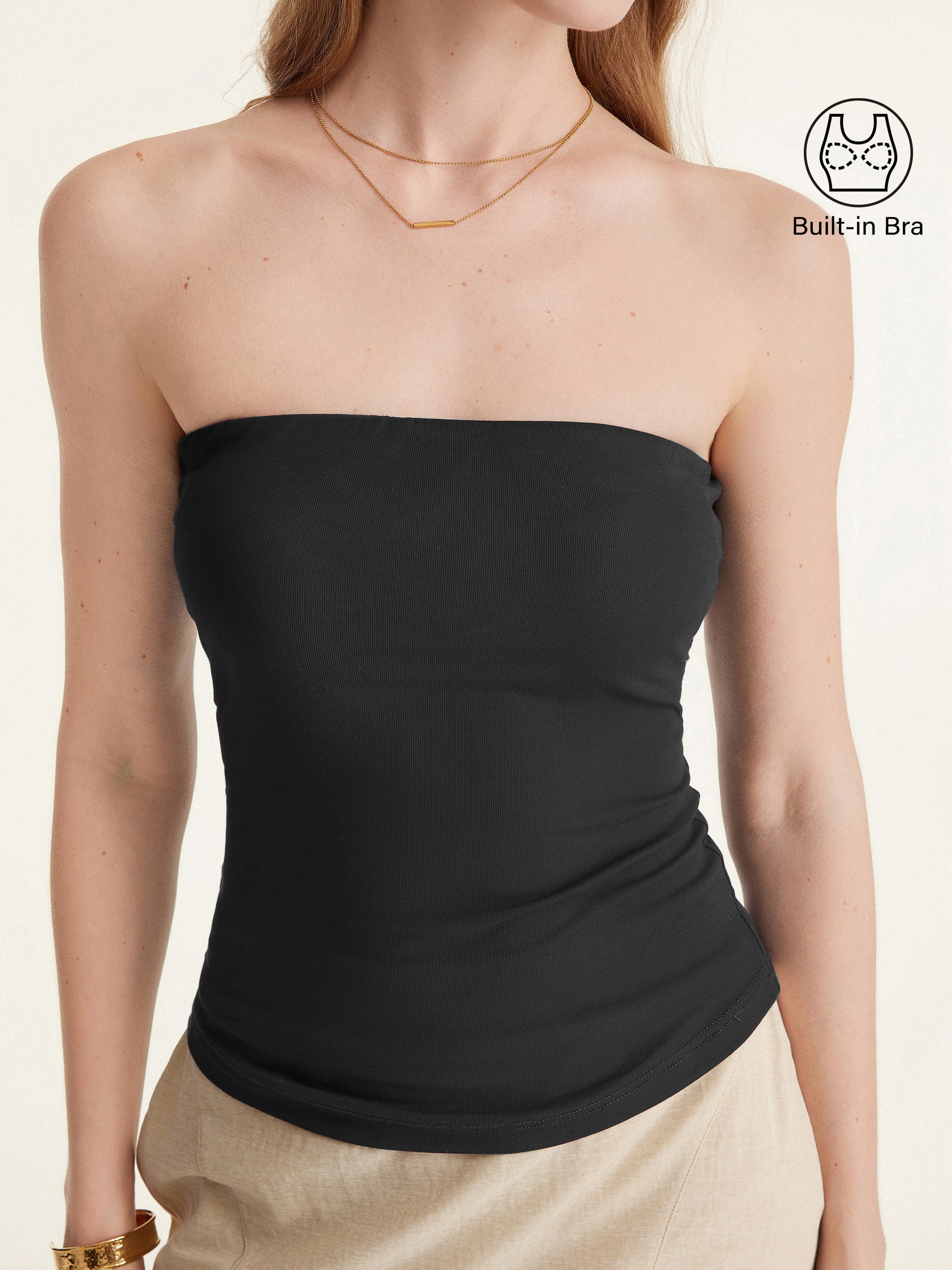 OGLmove Non-Slip Essential Tube Bra Top