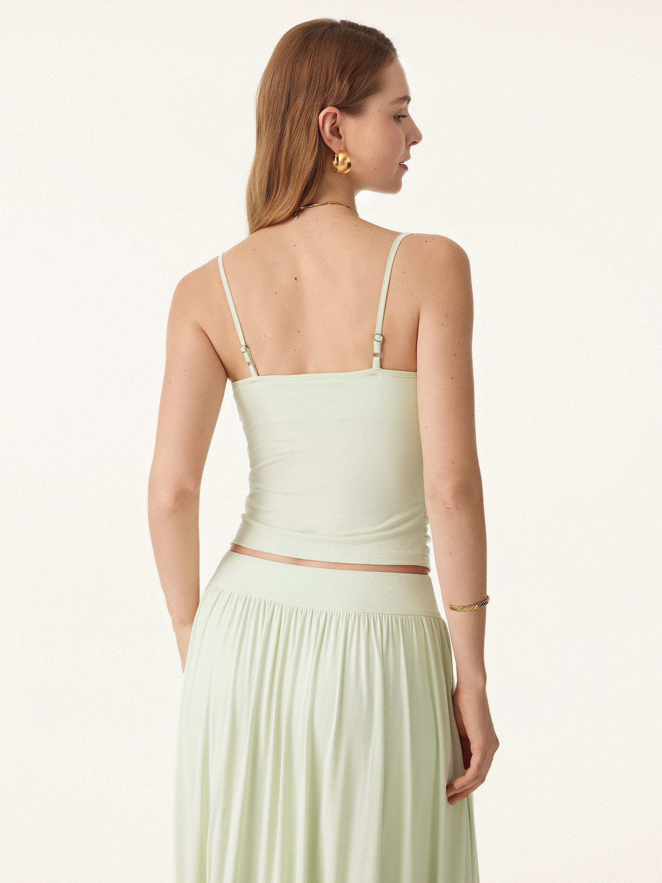 OGLmove Women's Adjustable Spaghetti Strap Airy Bra Tank