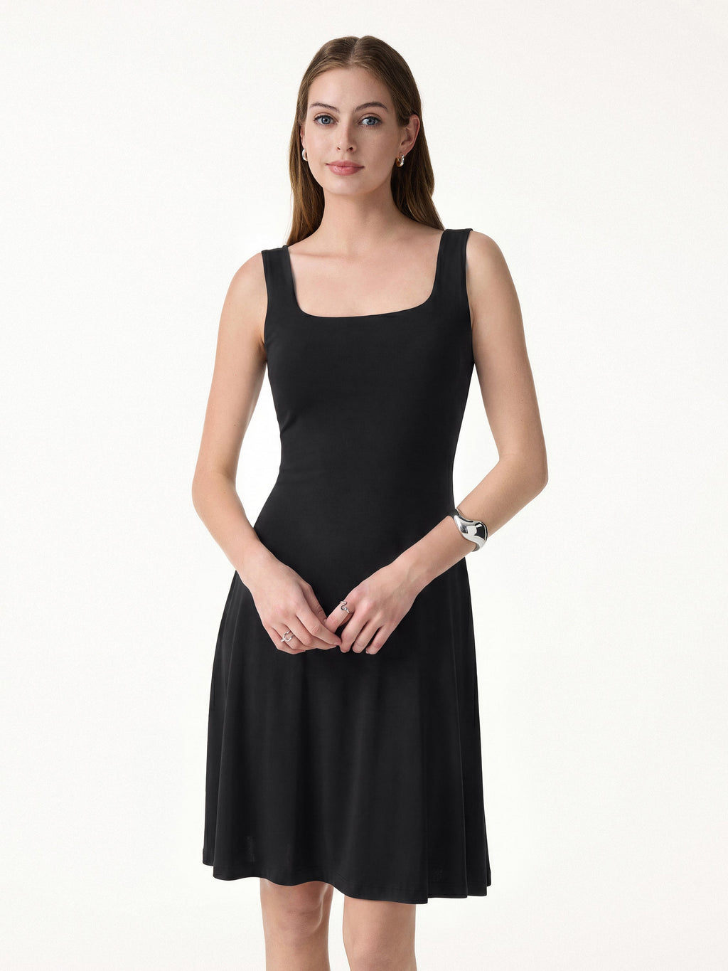 OGLmove Cooling Square Neck Mini Bra Dress