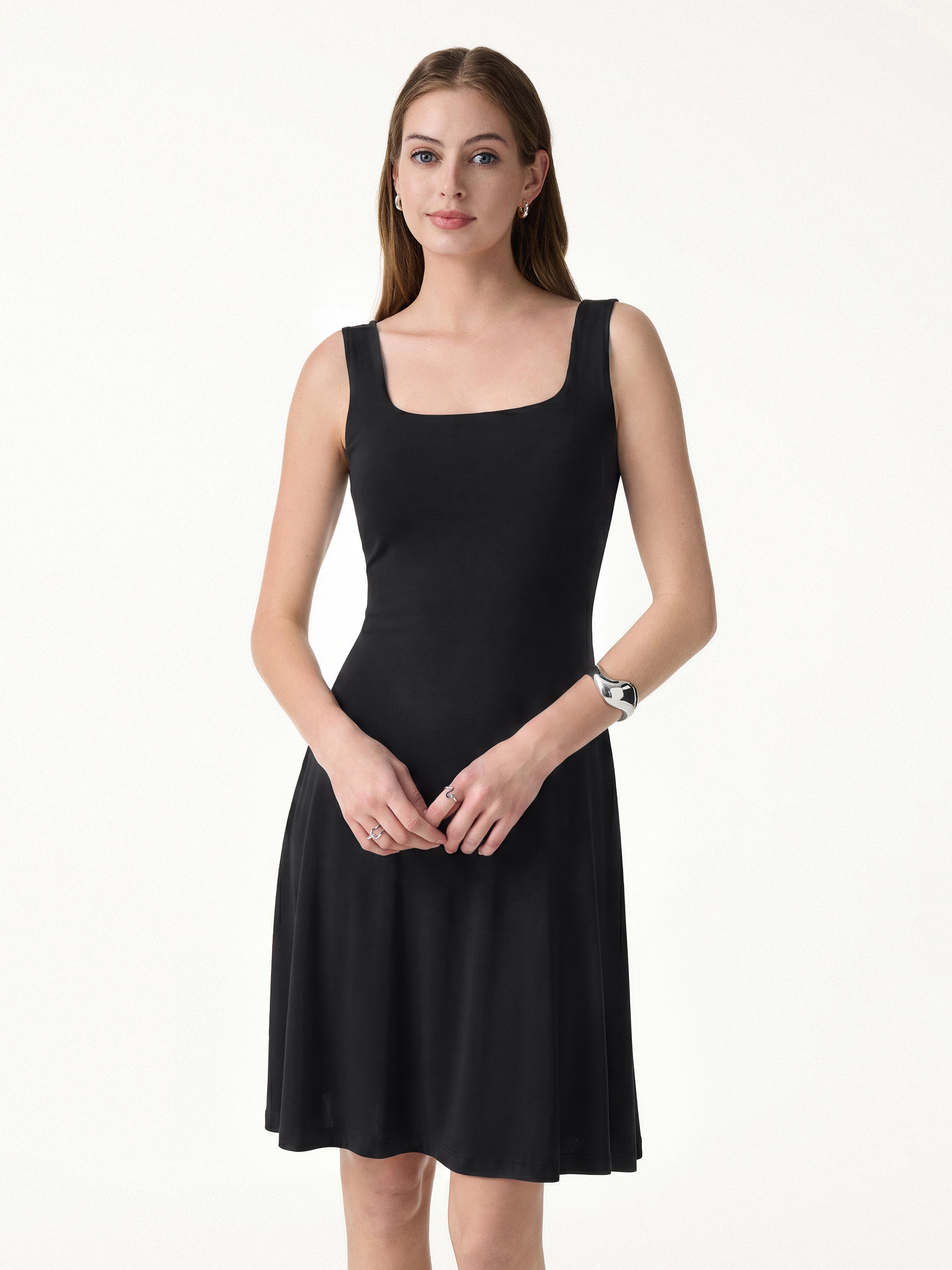 OGLmove Cooling Square Neck Mini Bra Dress