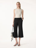 OGLmove Sandwashed Modal Fold-Down Waist Flared Leg Pants