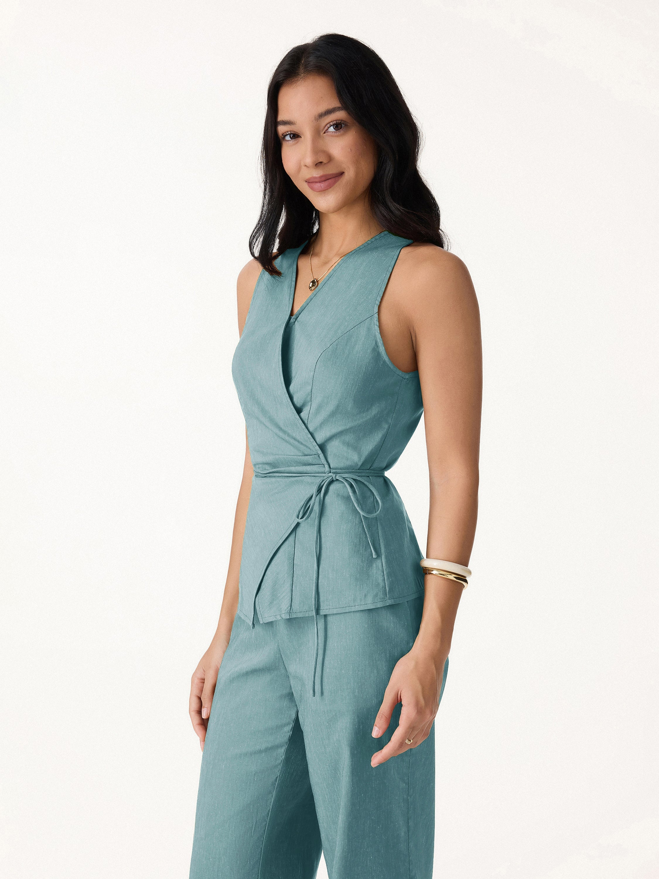 OGLmove Wrap Top with Self-Tie