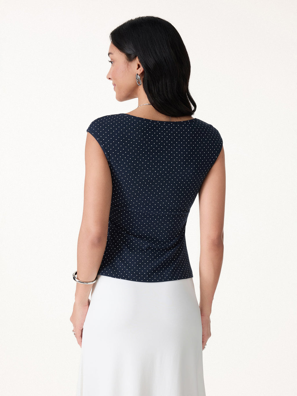 OGLmove Square Neck Bra Top and Midi Skirt Set with Pockets