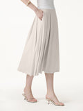 OGLmove CoolTouch Circle Flare Midi Skirt with Pockets