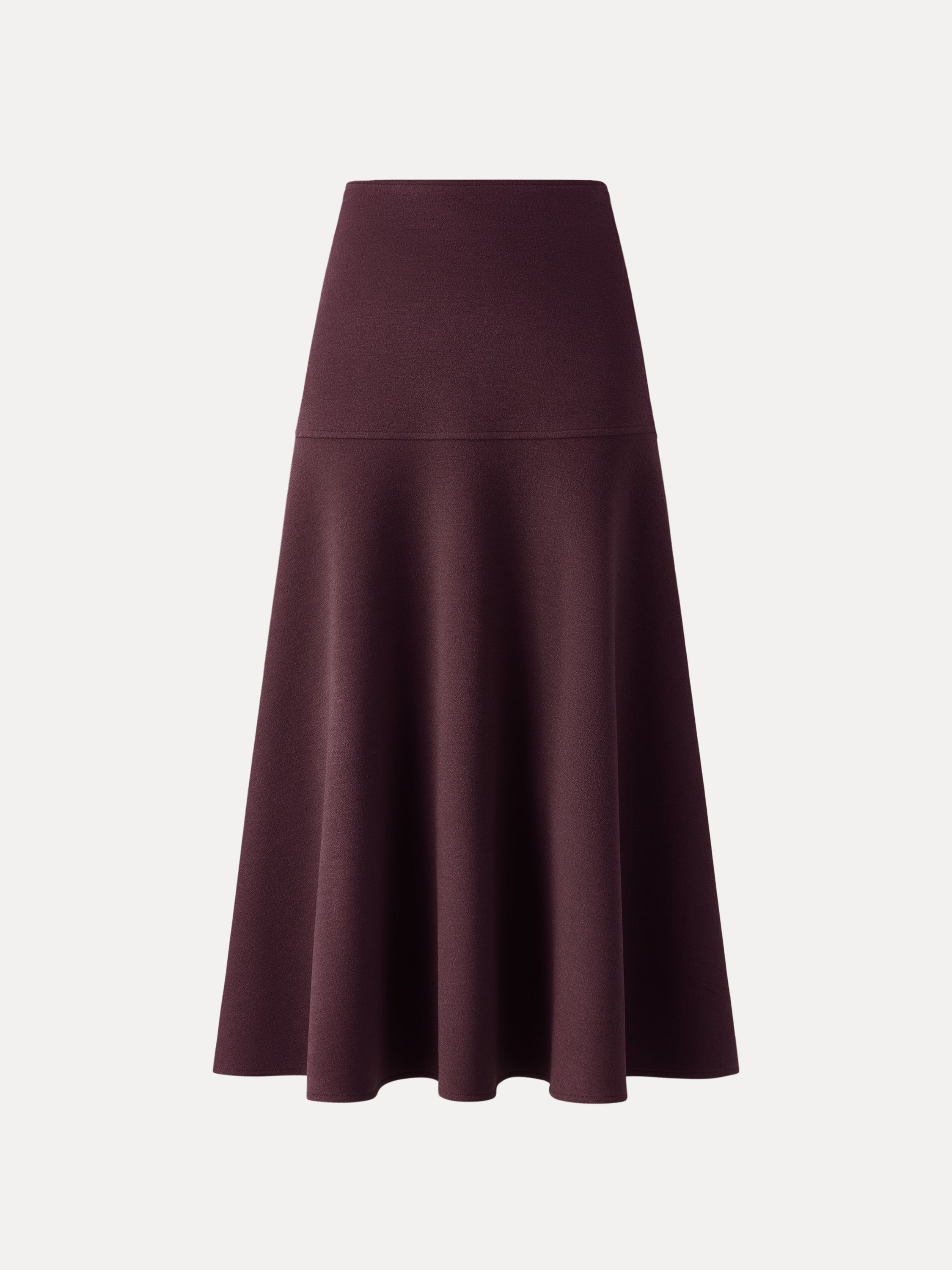 OGLmove FuzzLuxe Flared Maxi Skirt Heather Morganite