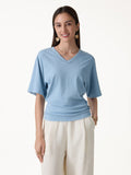 OGLmove V-Neck Waist-Defining Summer Tee