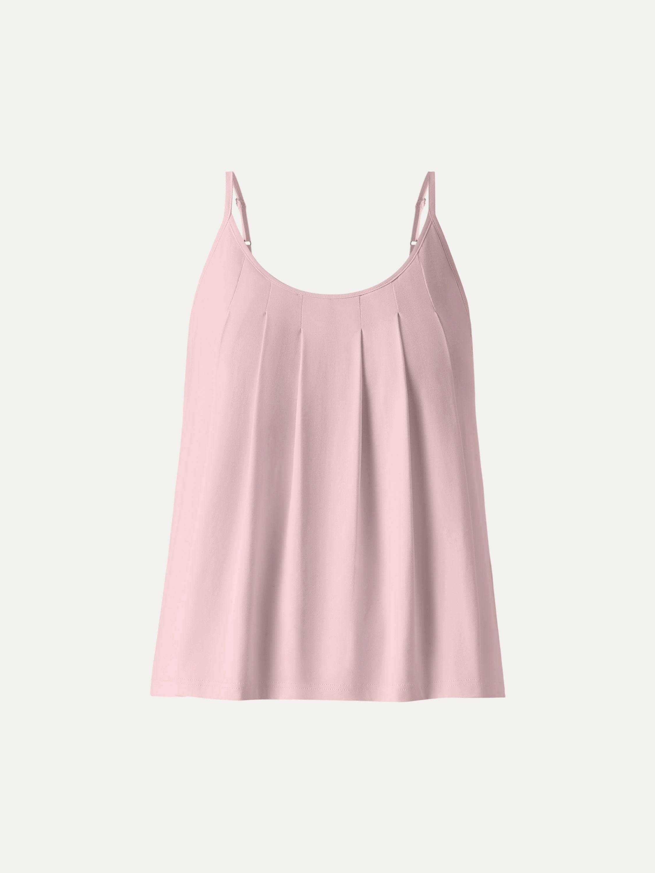 OGLmove U-Neck Pleated Spaghetti Bra Tank