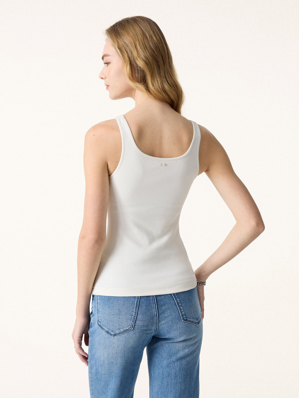 OGLmove Women's Cotton Lyocell U-Neck Bra Tank