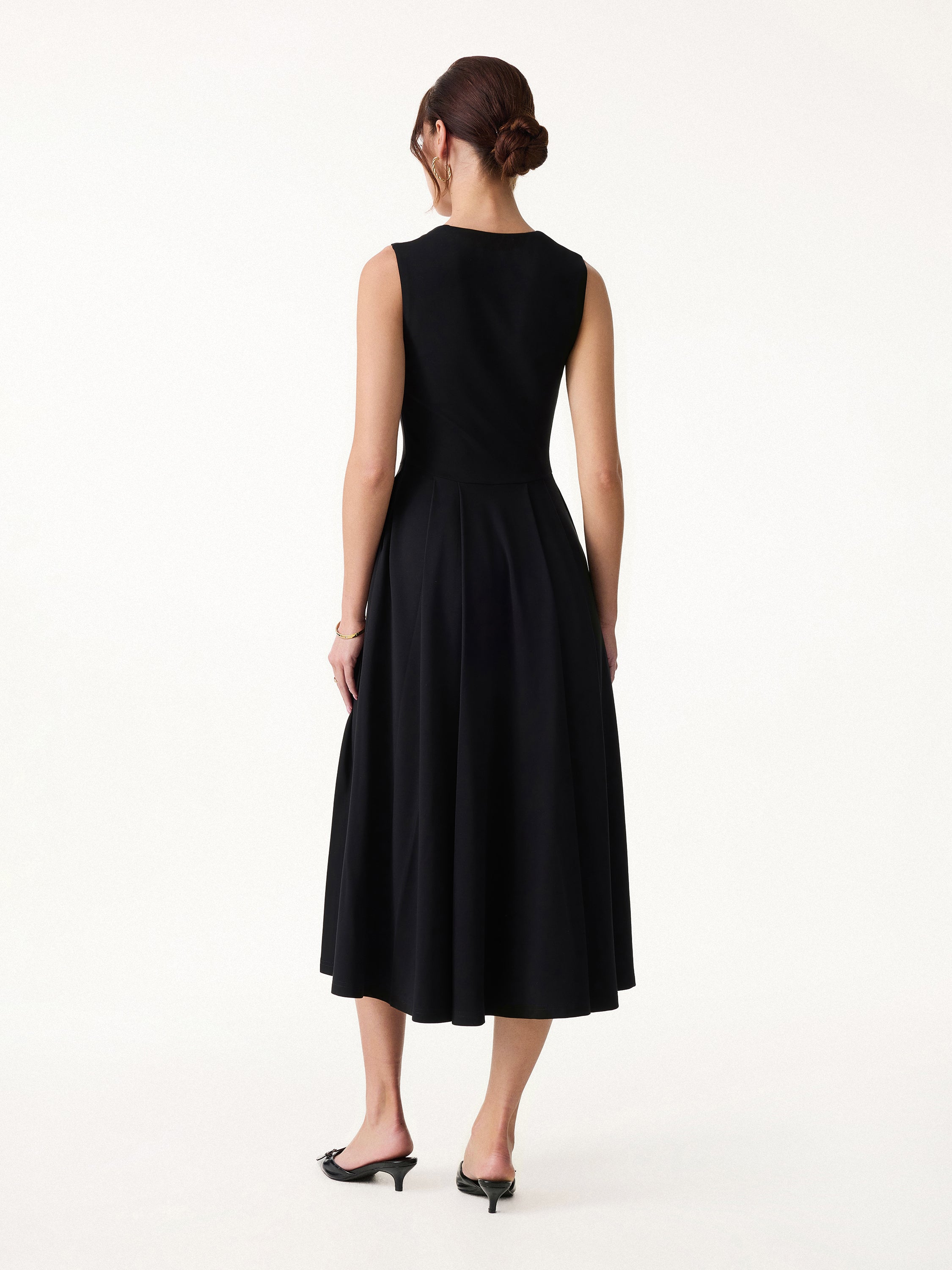 OGLmove The Anytime Little Black Bra Dress with Pockets
