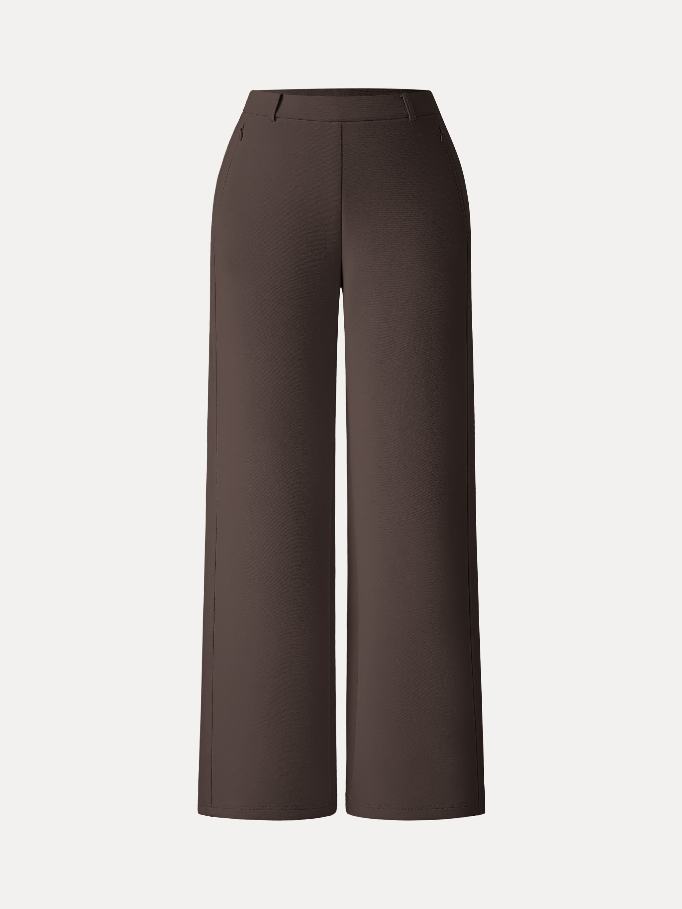 OGLmove Stretch Cotton Blend Slimming High Rise Wide Leg Pant