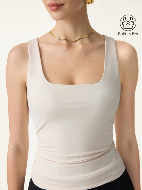 OGLmove Back Smoothing Cooling Essential Bandless Bra Tank