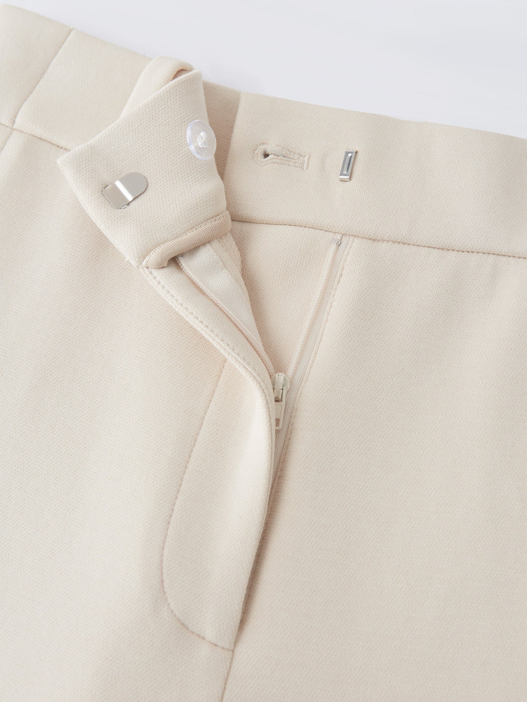 OGLmove Stretchy Mid Rise Fly-Front Wide Leg Trouser