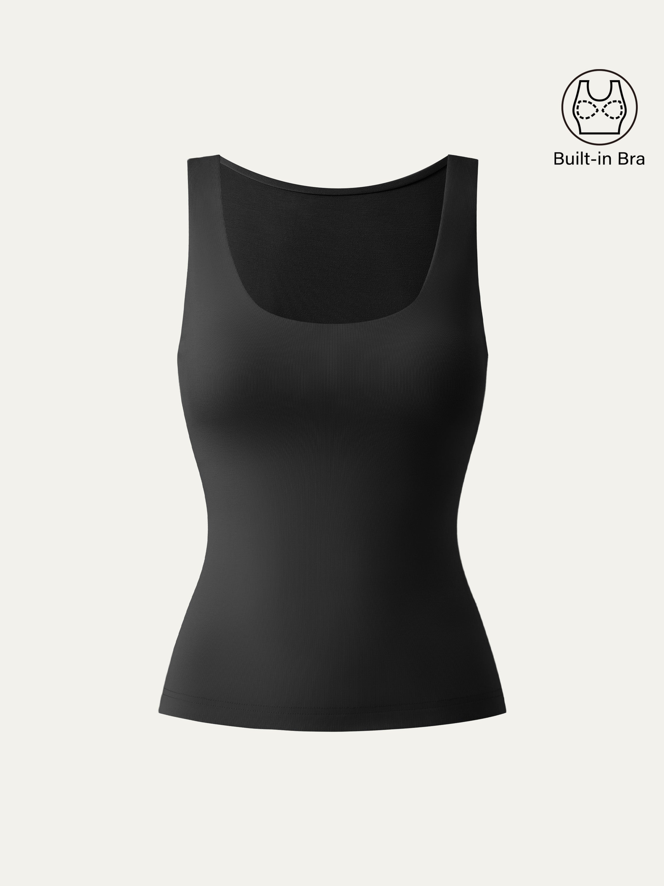 OGLmove Women's U-Neck Airy Bra Tank