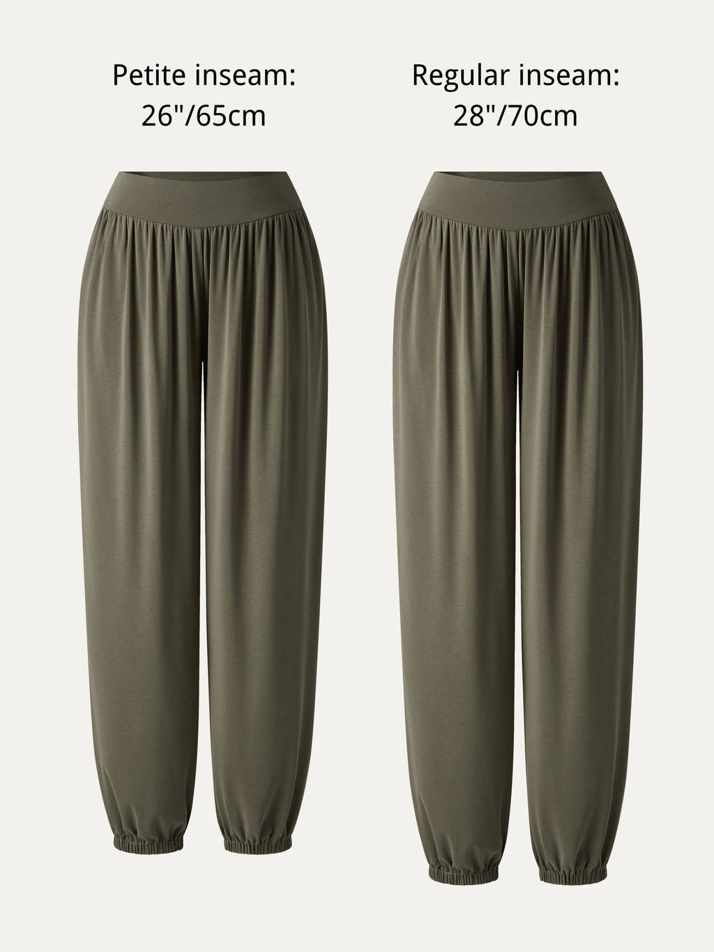 OGLmove Sandwashed Modal Ultra-Soft High Rise Balloon Pants with Pockets