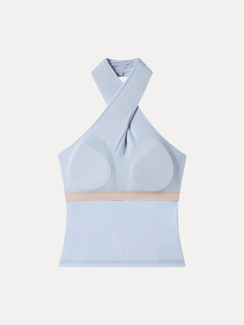 OGLmove Criss Cross Halter Neck Going-Out Bra Top