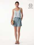 OGLmove Women's 2-Piece Spaghetti Strap Tank and A-Line Shorts Set