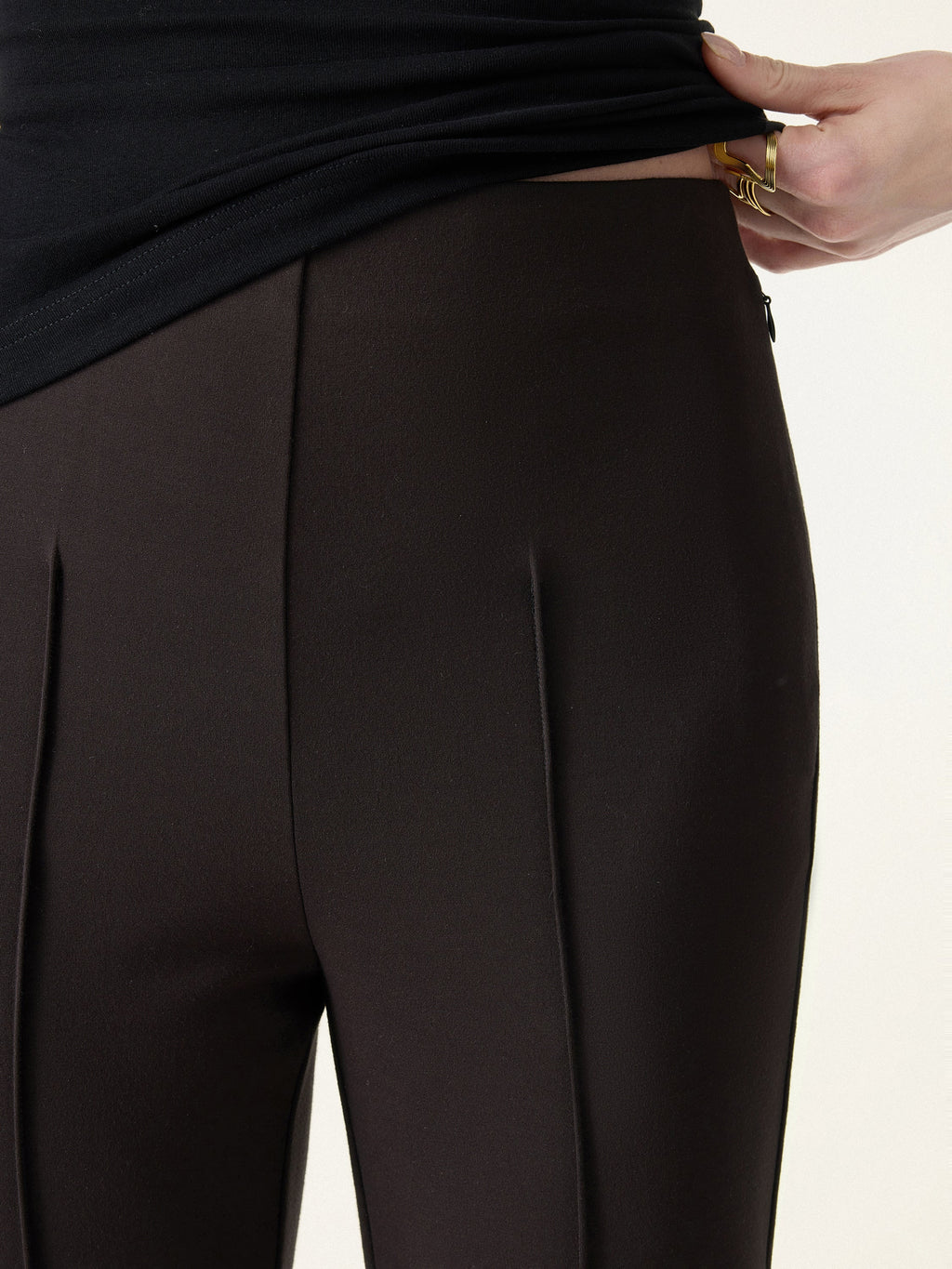 OGLmove Wrinkle-Resistant High Rise Cropped Flare Leg Travel Pant