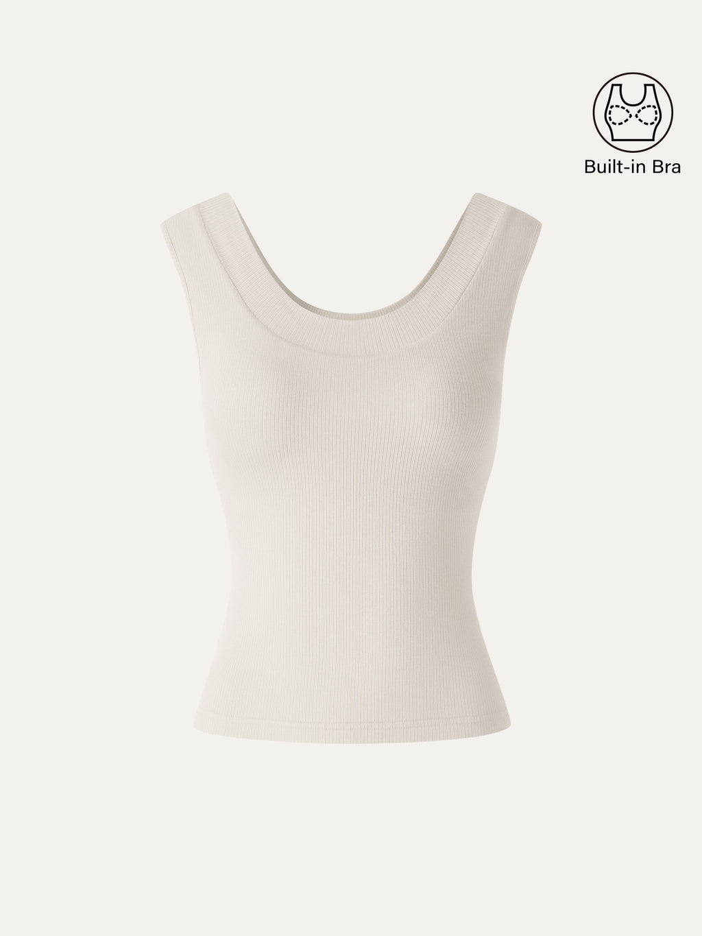 OGLmove CoolTouch U-Neck Bra Tank with Compressive Padding