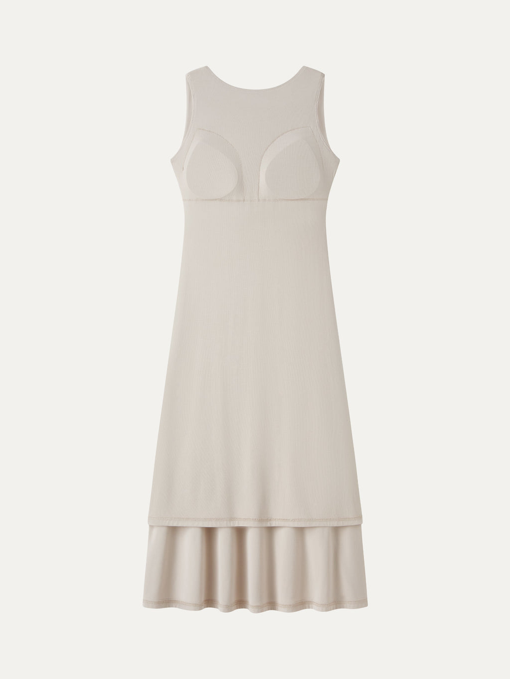 OGLmove Boatneck Open-Back Flowy Midi Bra Dress