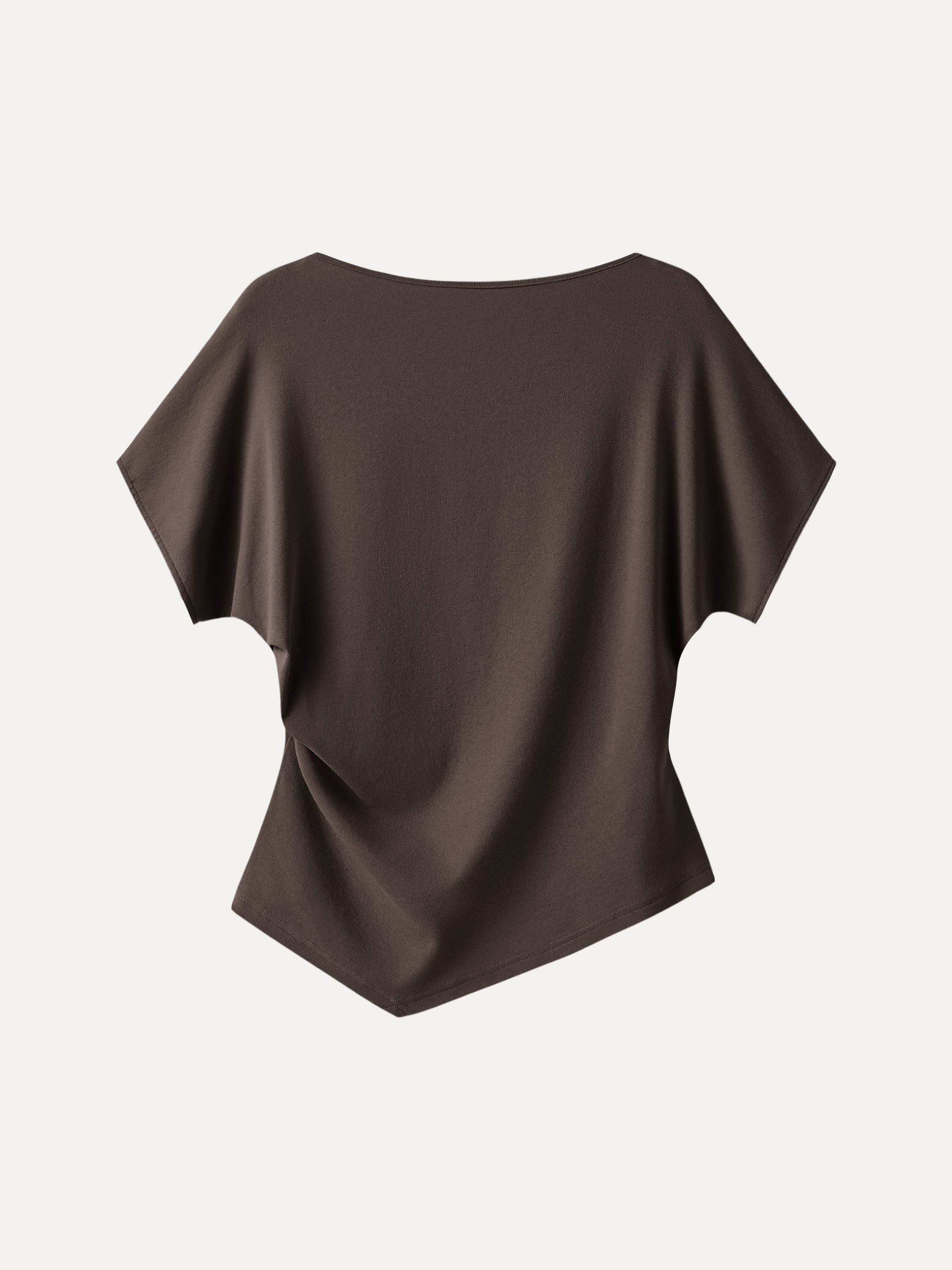 OGLmove Cotton Lyocell Boatneck Angled Summer Tee