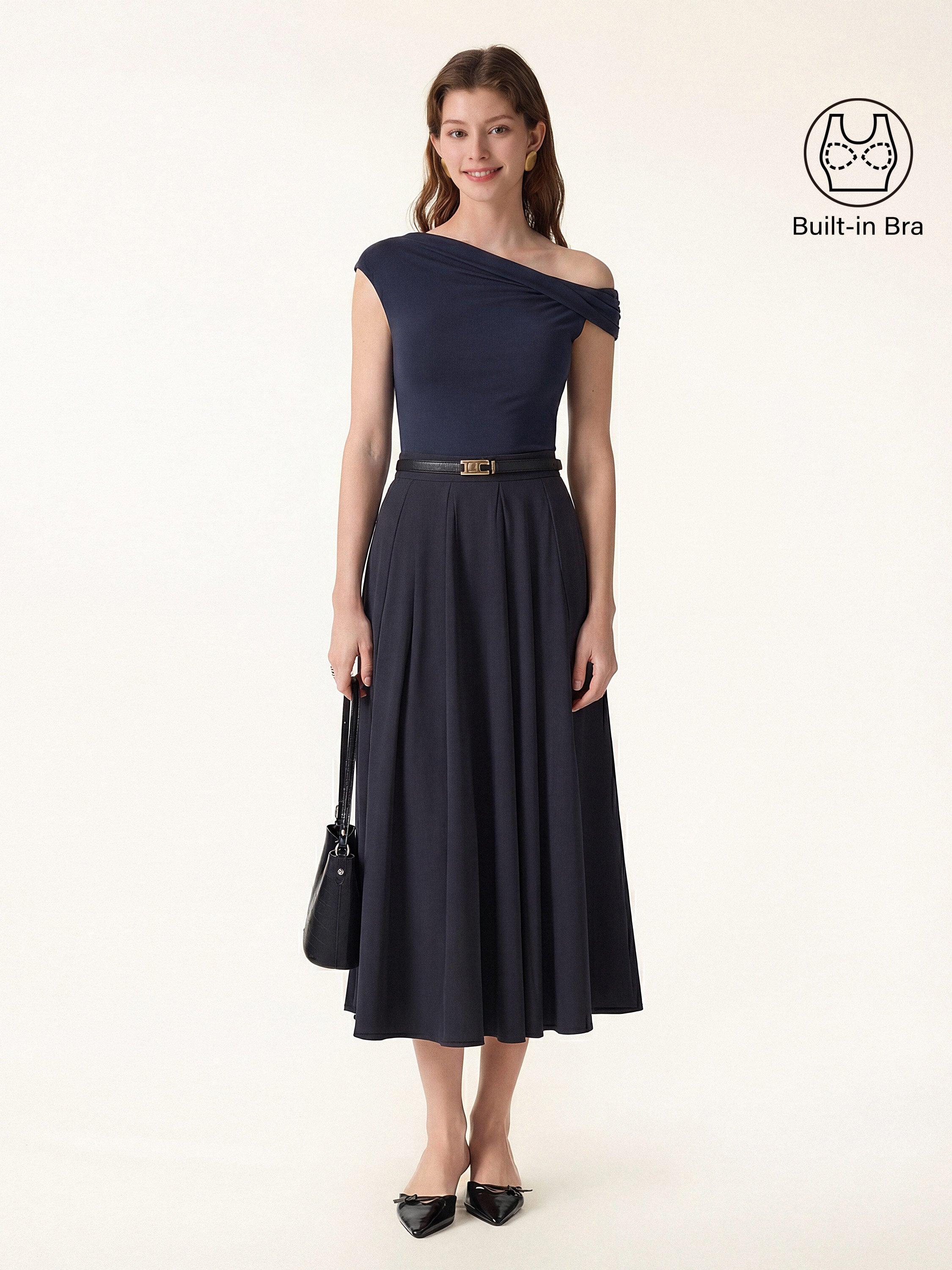 OGLmove Multi-wear Bra Top and Volume Skirt 2Pcs Set