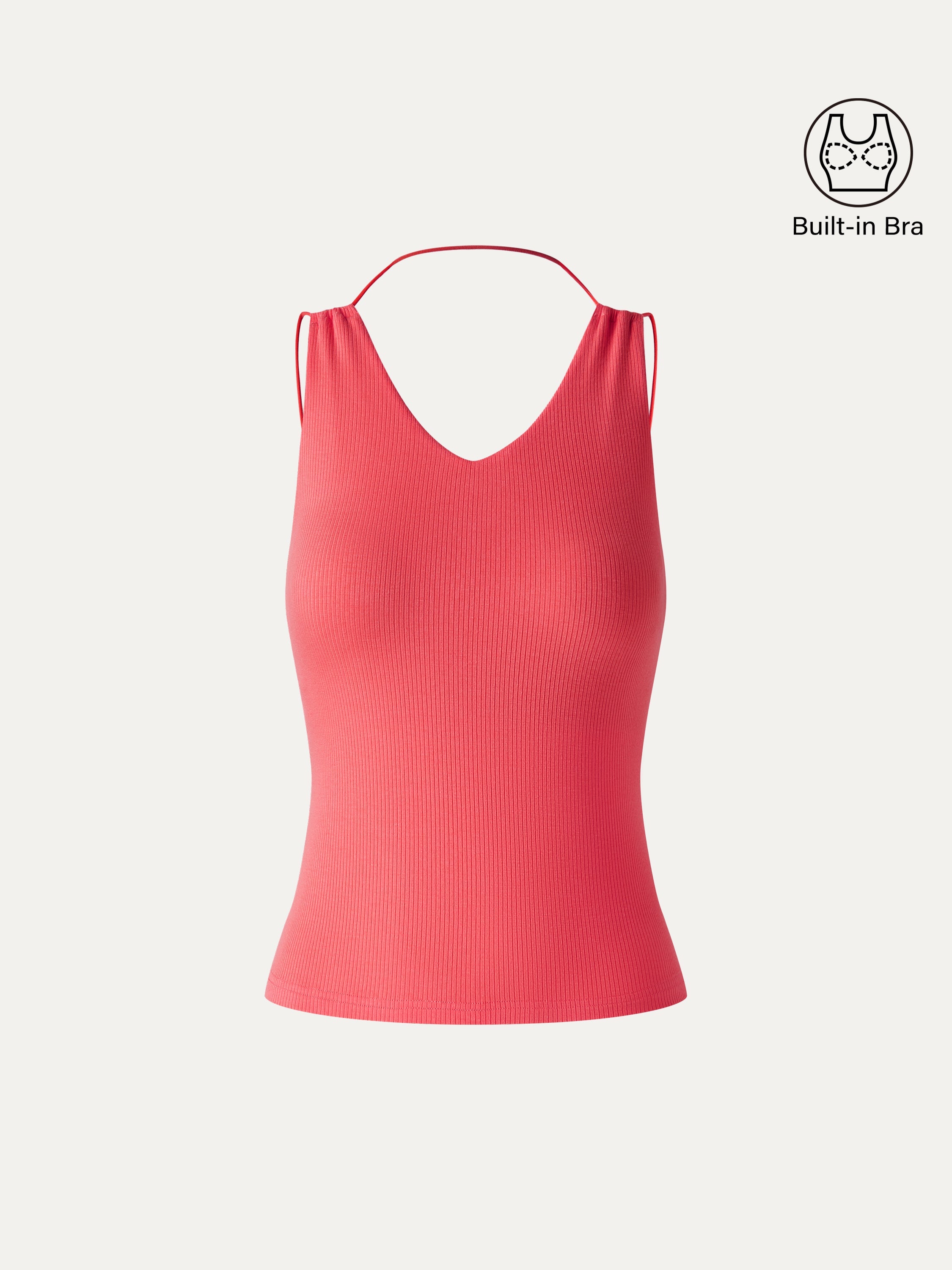 OGLmove Women's CoolTouch V-Neck Spaghetti Bra Tank