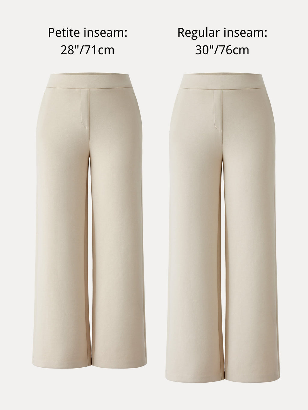 OGLmove Textured Mid Rise Pull-on Straight Pant with Pockets